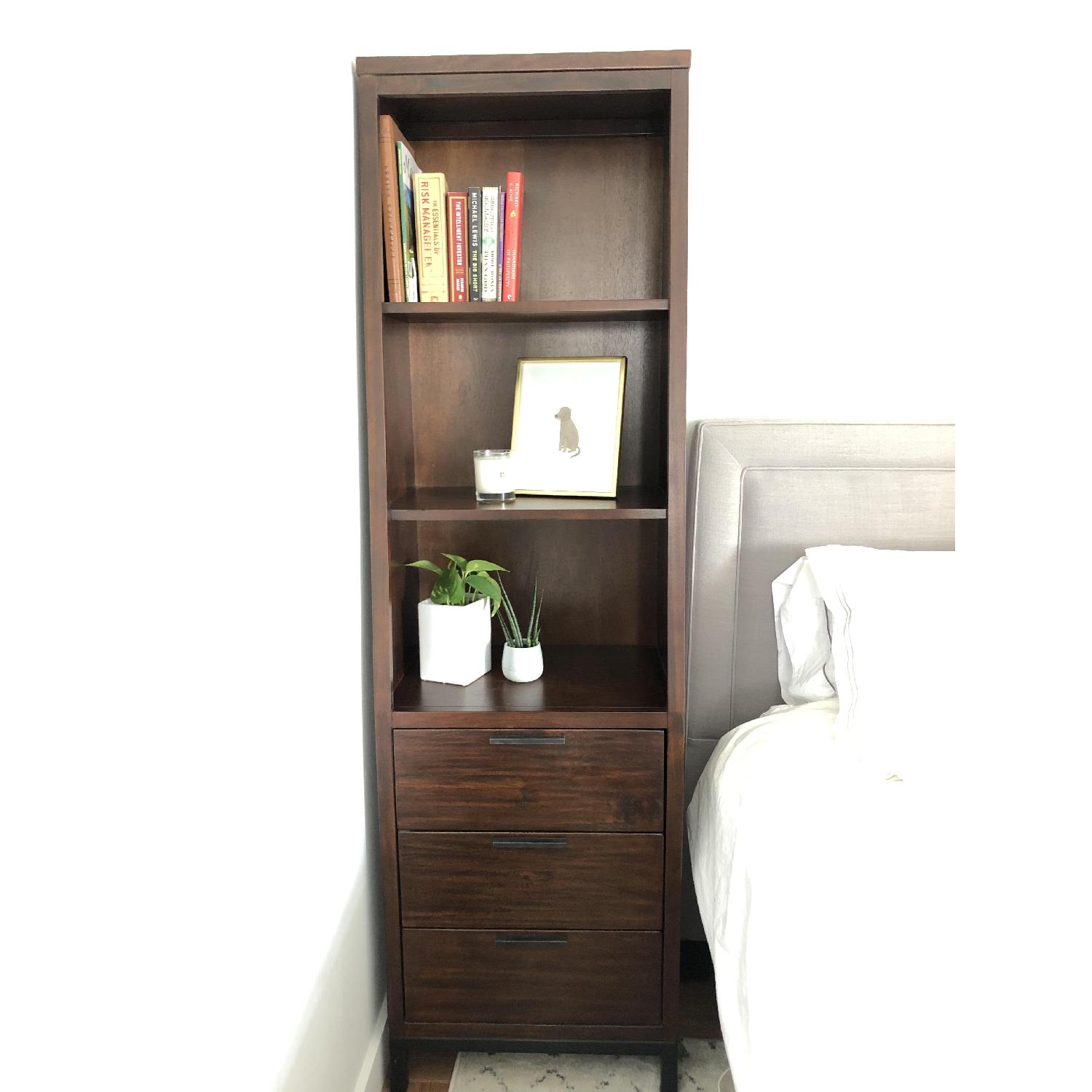 Arhaus Palmer Collection Angled Bookcase AptDeco