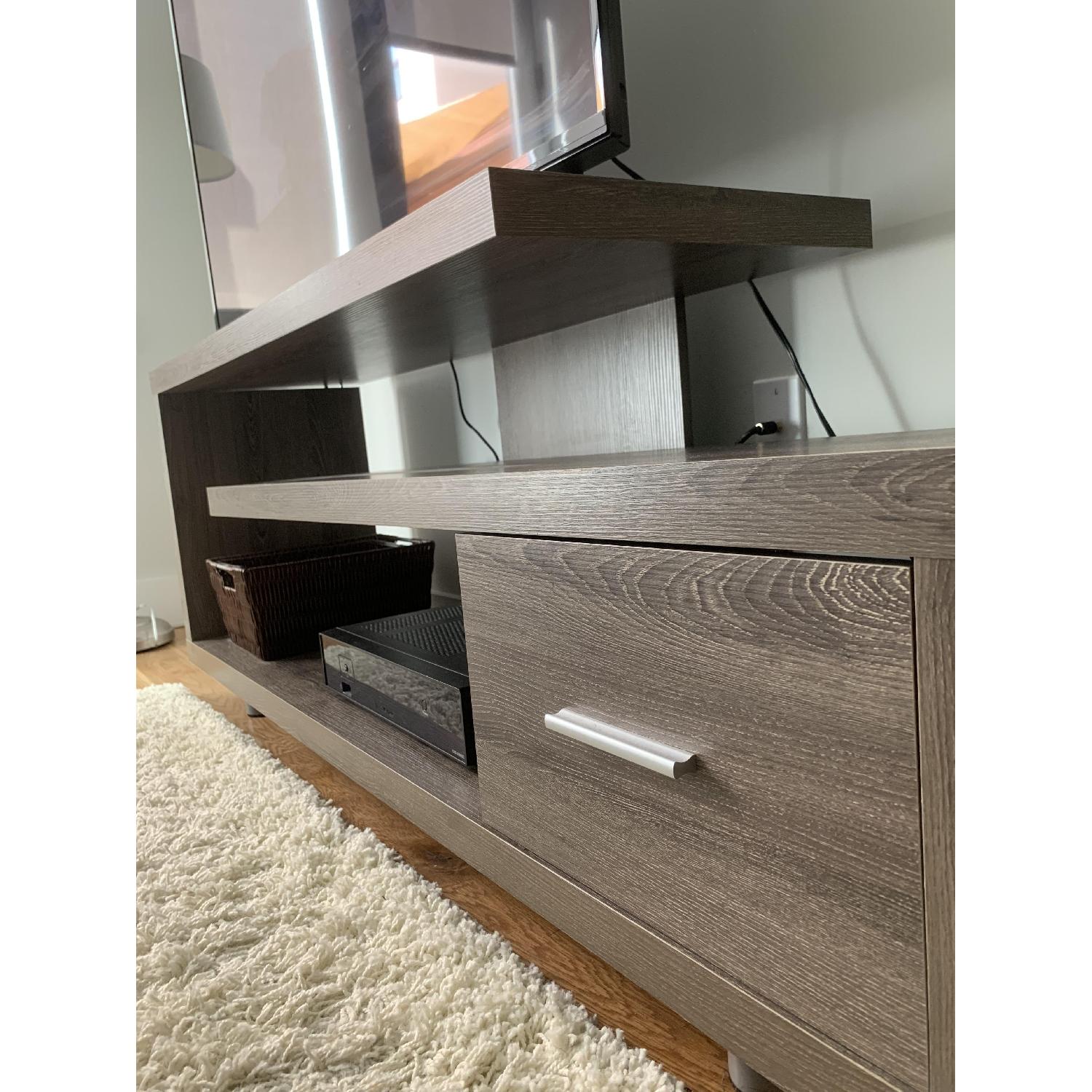 Monarch Specialties Taupe TV Console Stand - image-4