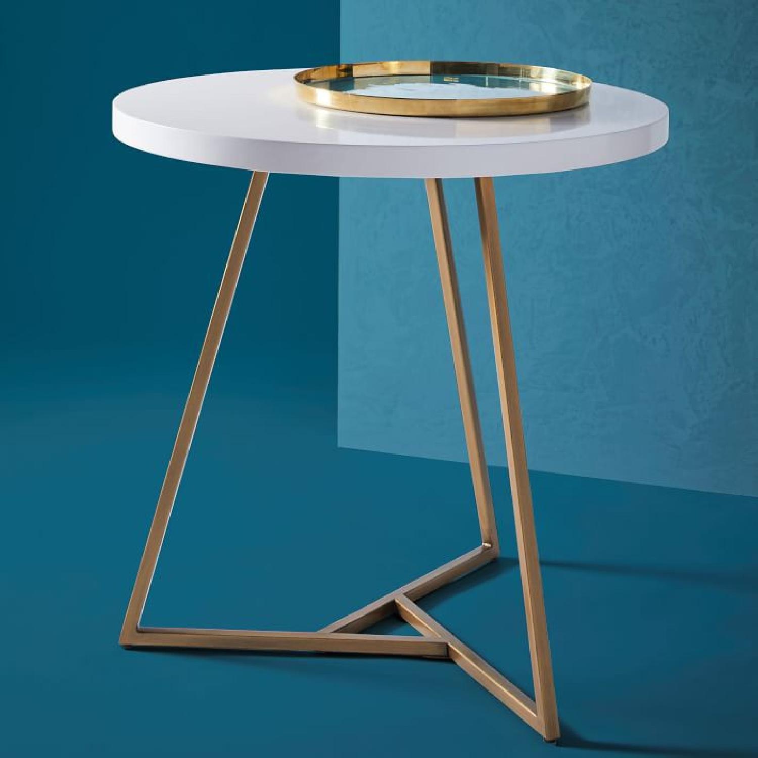 West Elm Lacquer Cafe Table - image-3