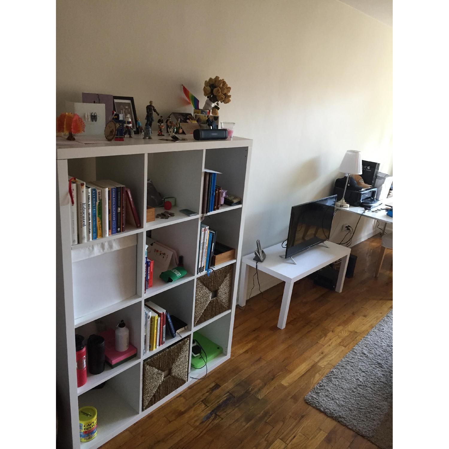 Ikea Kallax White Bookcase - image-1