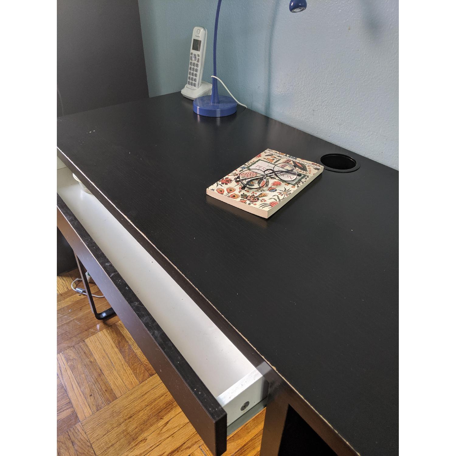 Ikea Micke Desk w/ Storage - image-2