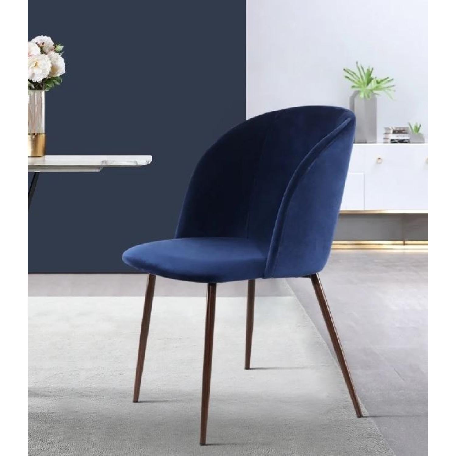 Poly & Bark Kantwell Velvet Dining Chairs AptDeco