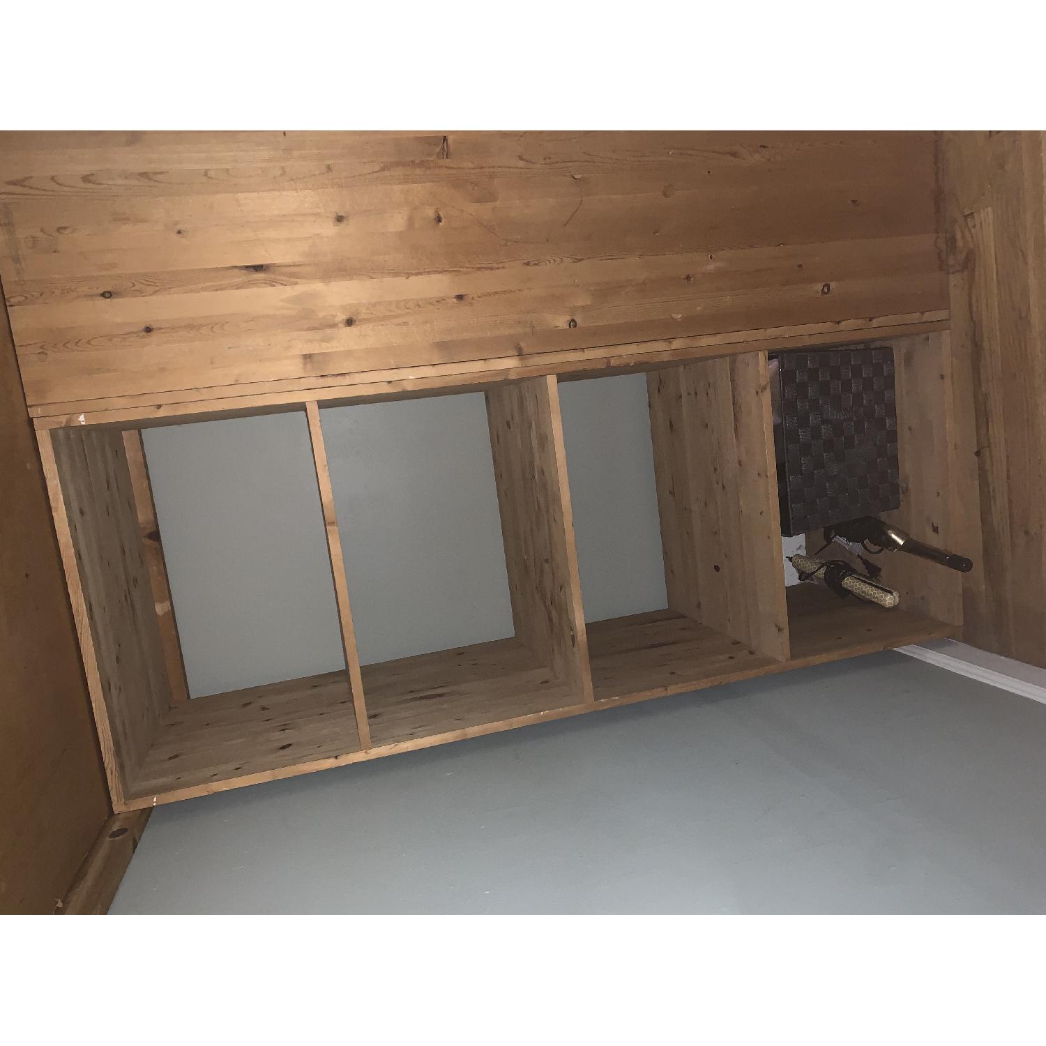 Twin Size Loft Bed w/ Storage - image-9