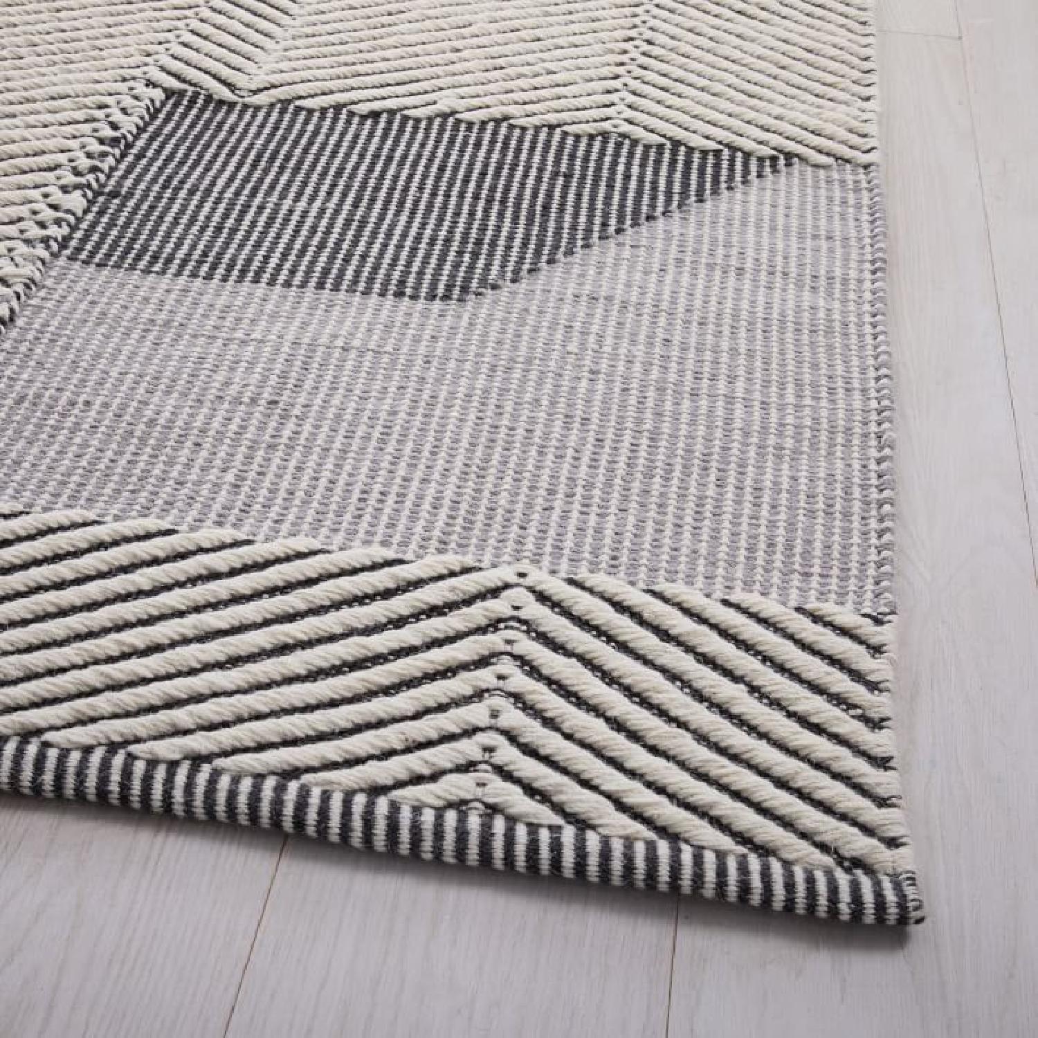 West Elm Pamela Wiley Zig Zag Rug in Stone White - image-3