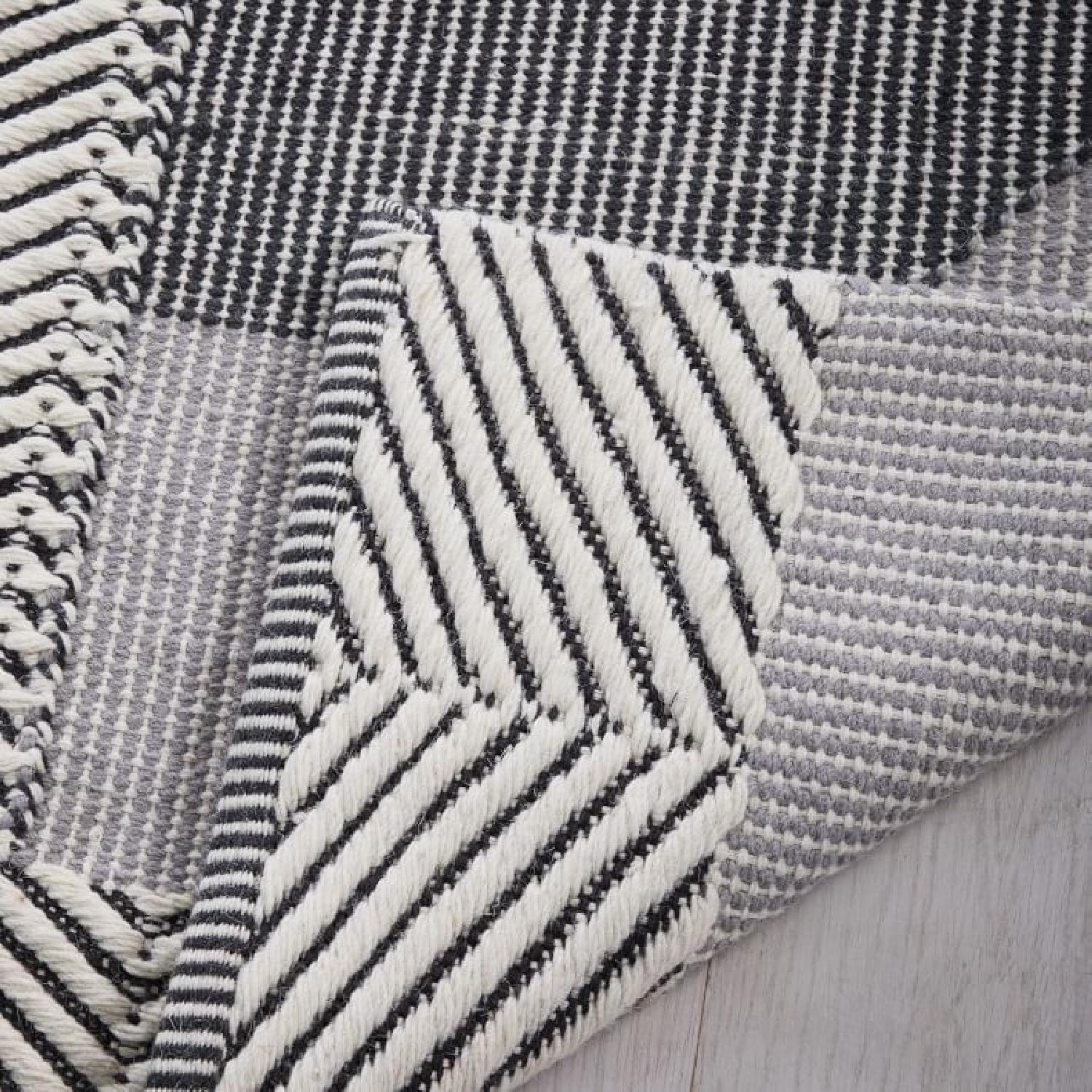 West Elm Pamela Wiley Zig Zag Rug in Stone White - image-4
