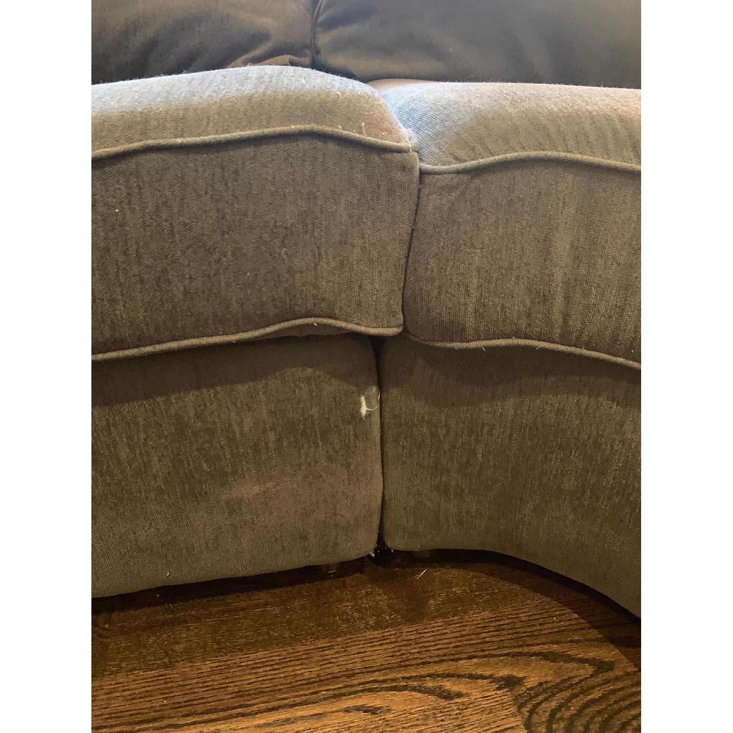 Norwalk Custom Olive Green Sectional Sofa - image-8