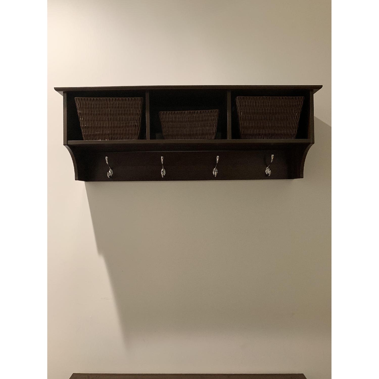 Prepac Espresso Entryway Cubbie Shelf - image-7