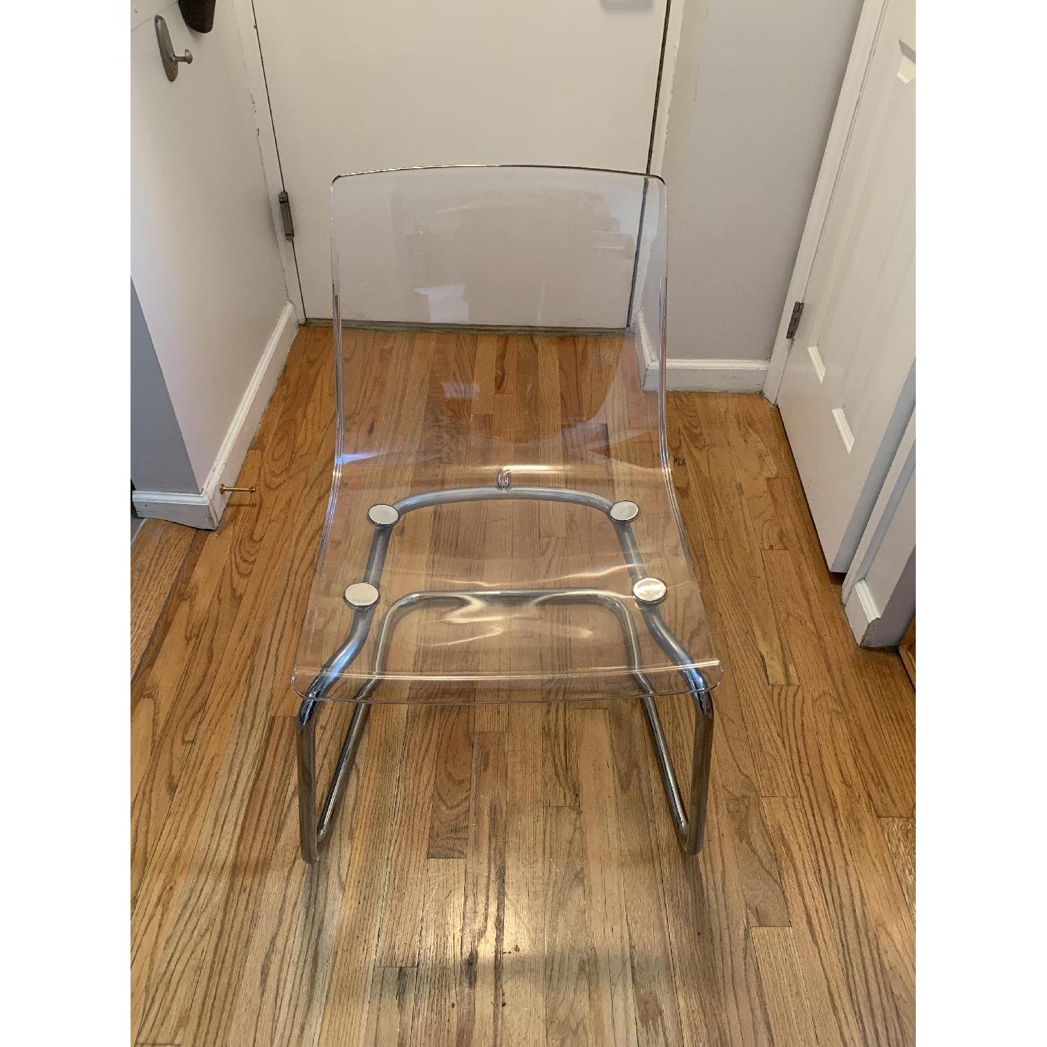 Ikea Clear Acrylic Chairs - image-1