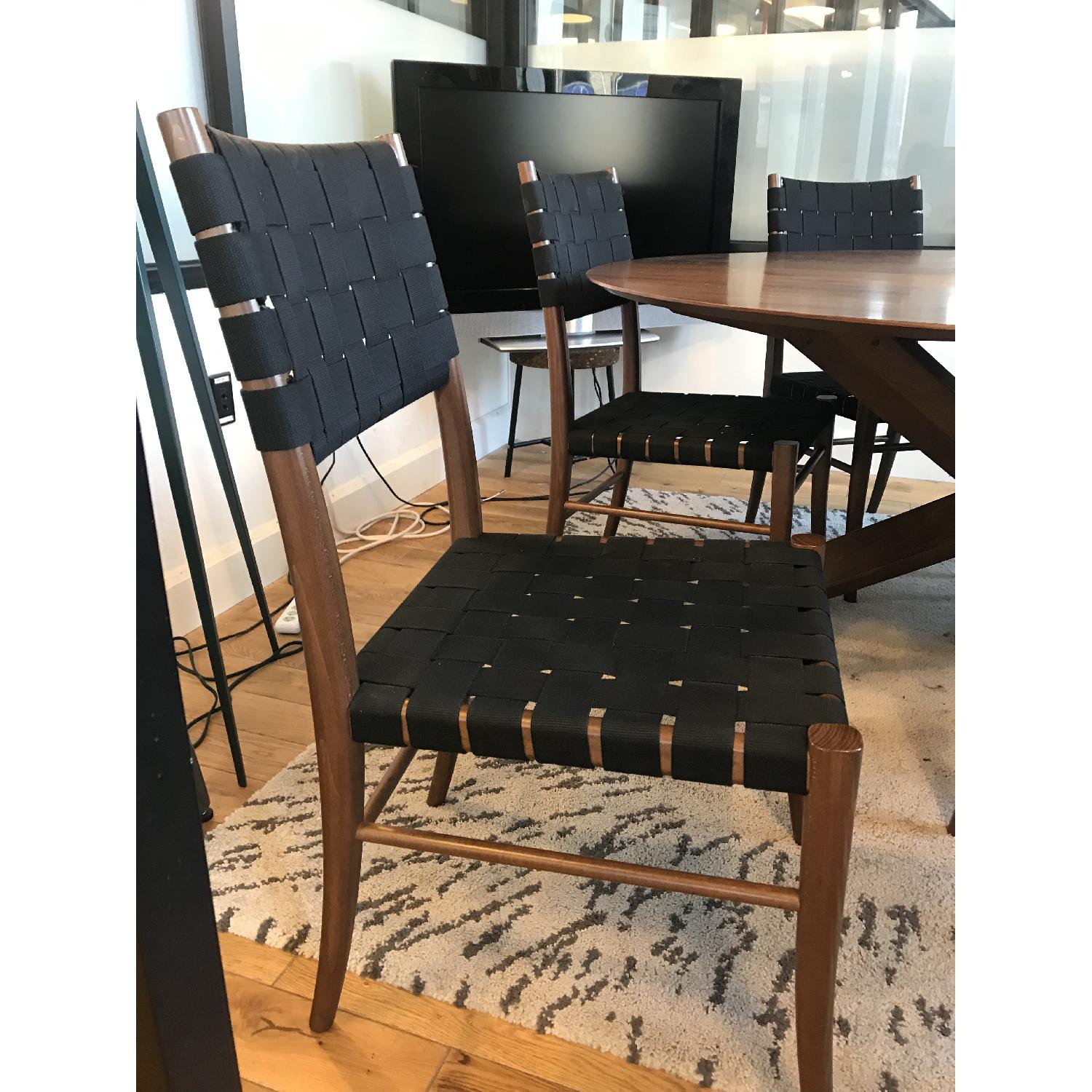 Crate & Barrel Oslo Dining Chairs - image-3