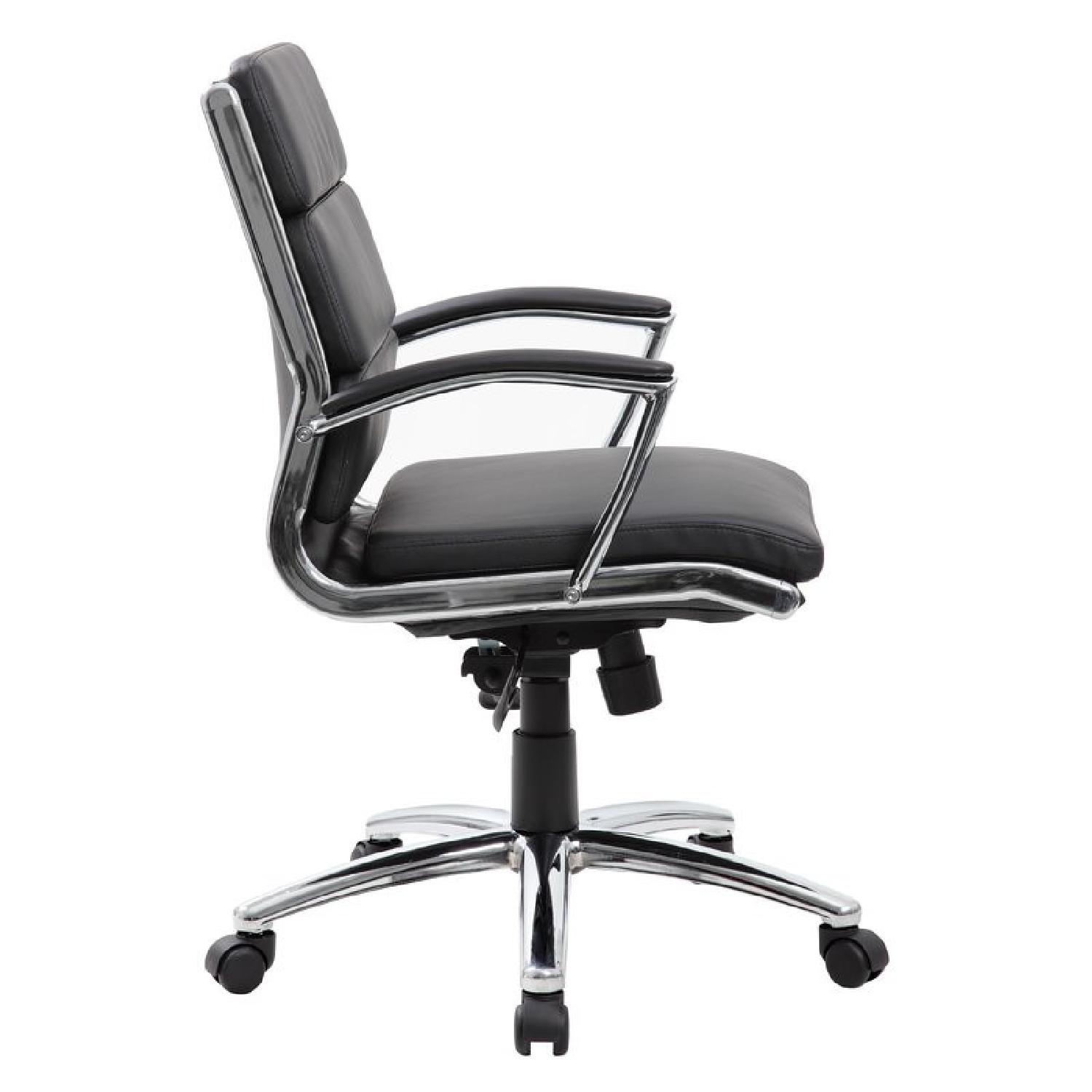Leather Swivel Office Chair - image-1