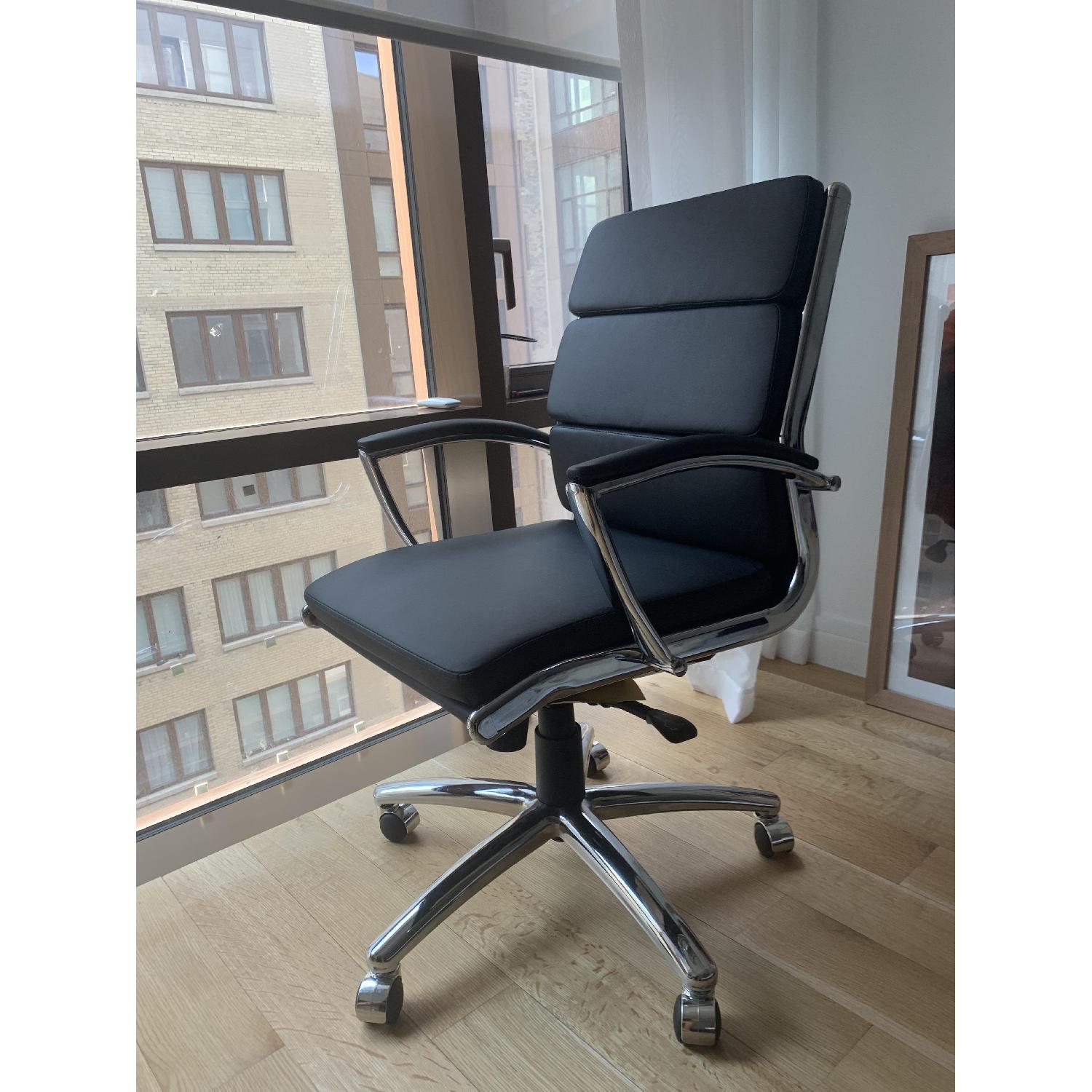 Leather Swivel Office Chair - image-3