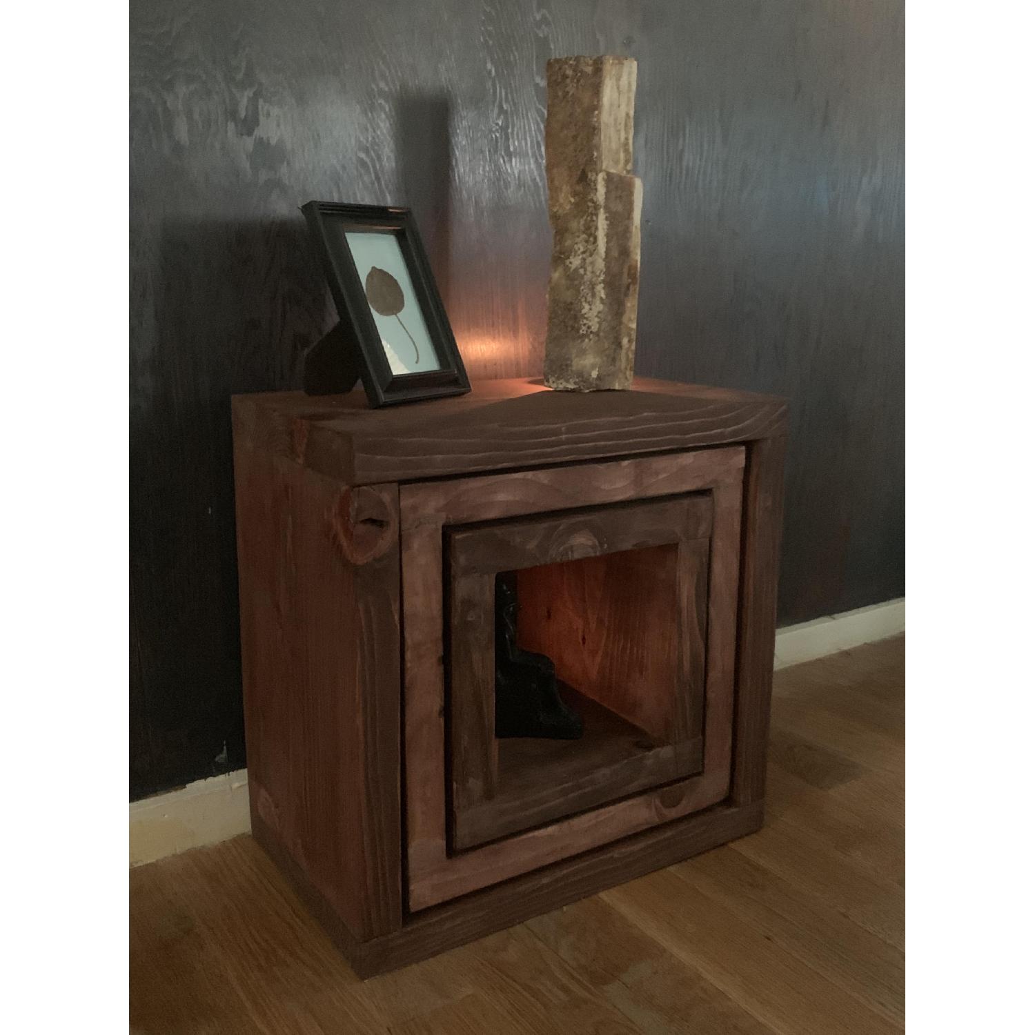 Handmade Contemporary Rustic Cube End Tables - image-2