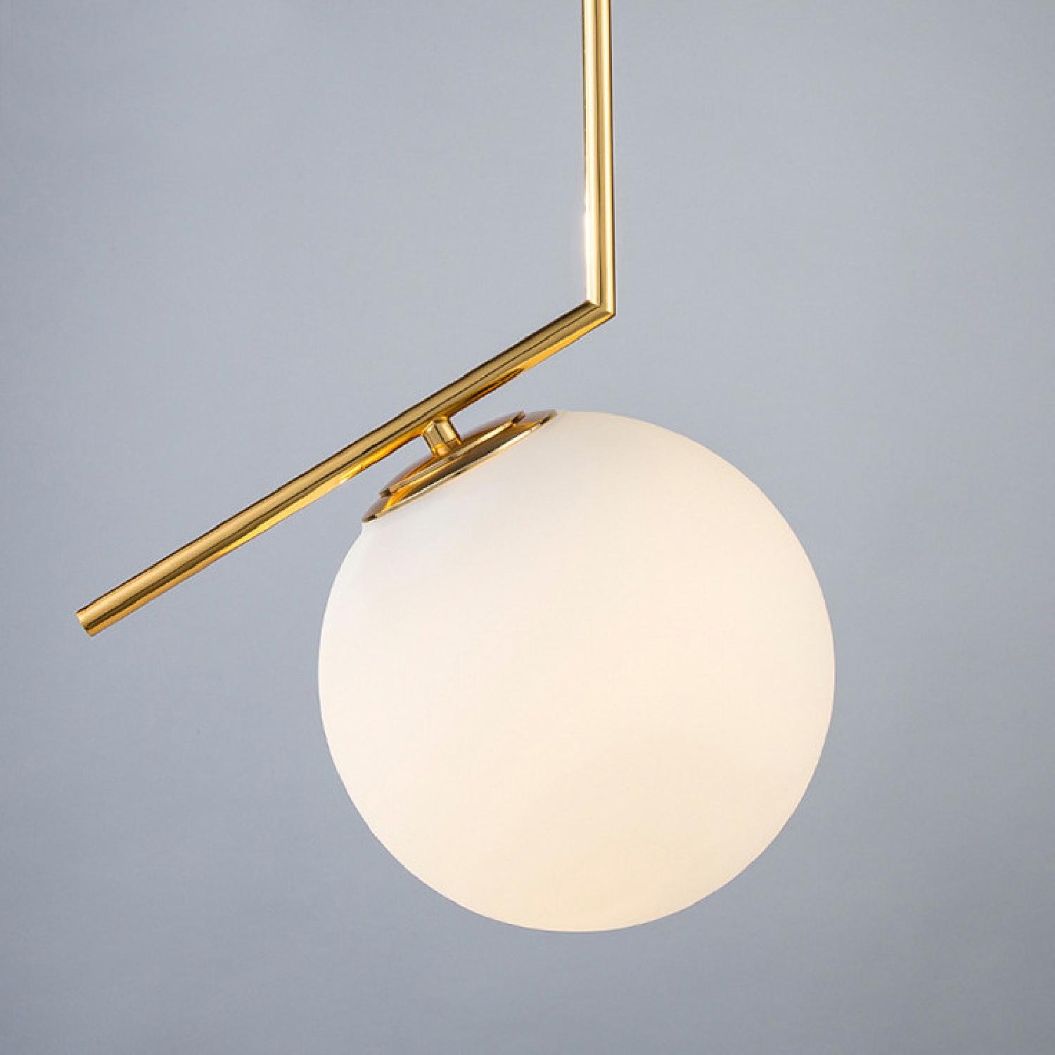 Modern Brass/Gold Pendant Lights - image-4