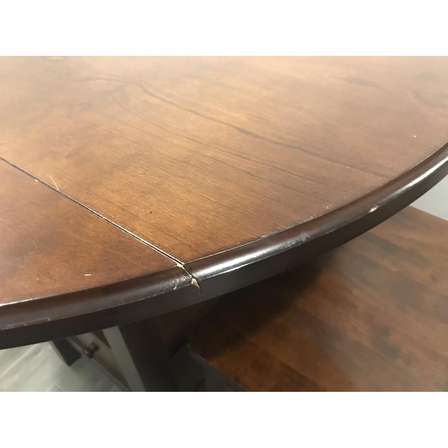 Target Drop Leaf Round Bistro Table w/ Storage & 2 Chairs - image-5