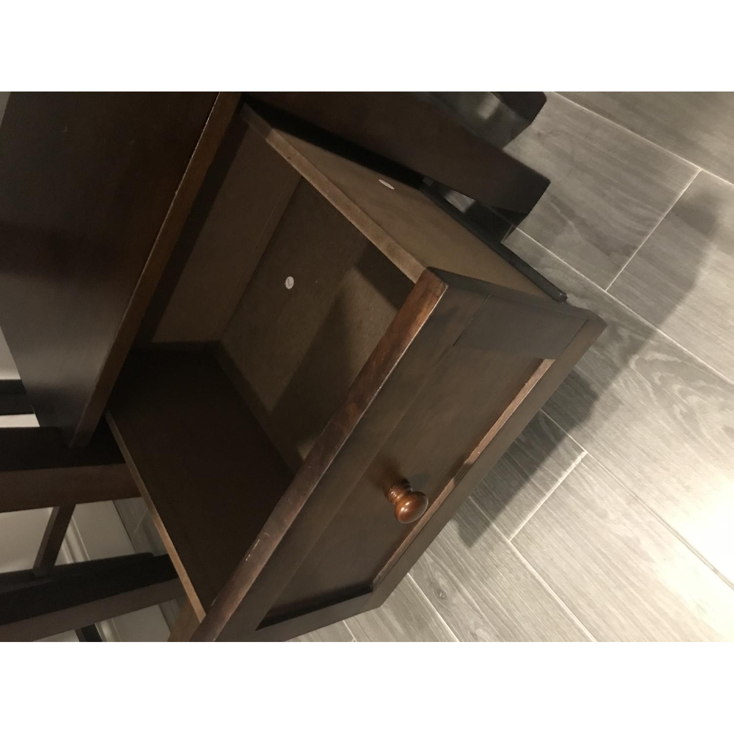 Target Drop Leaf Round Bistro Table w/ Storage & 2 Chairs - image-6