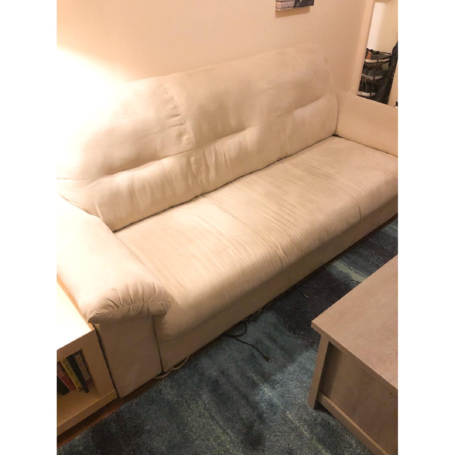Ikea Microfiber Couch - image-1
