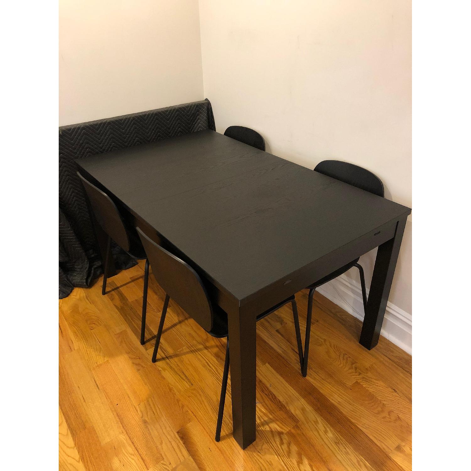 Ikea Expandable Dining Table w/ 4 Chairs - image-3