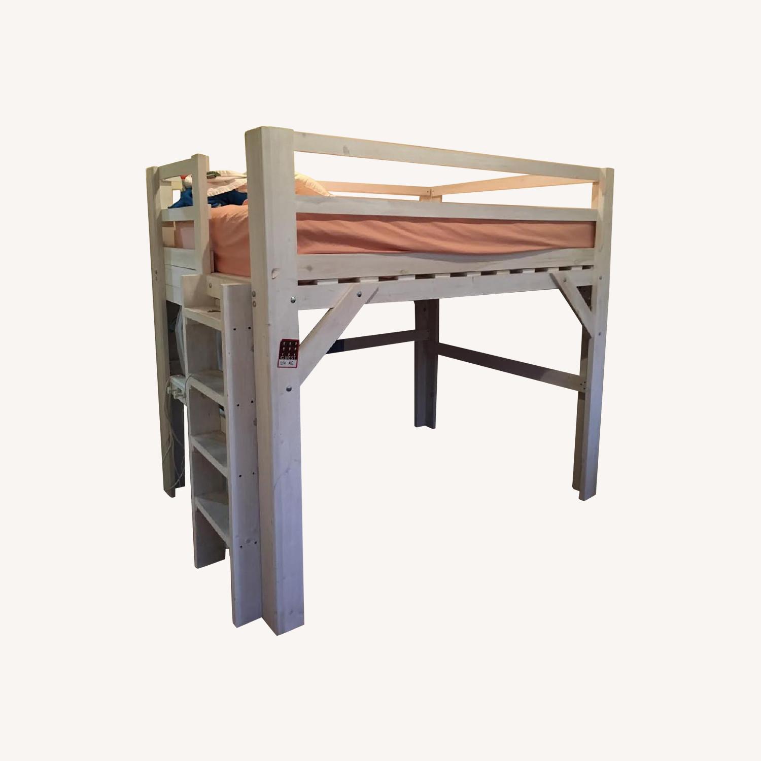 Chicago Loft Beds Custom White Loft Bed AptDeco