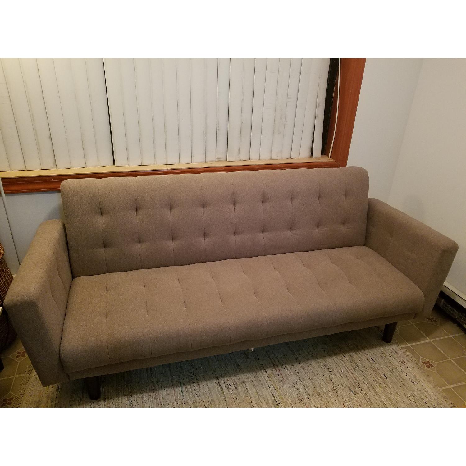 Tufted Sleeper Sofa/Futon - image-1