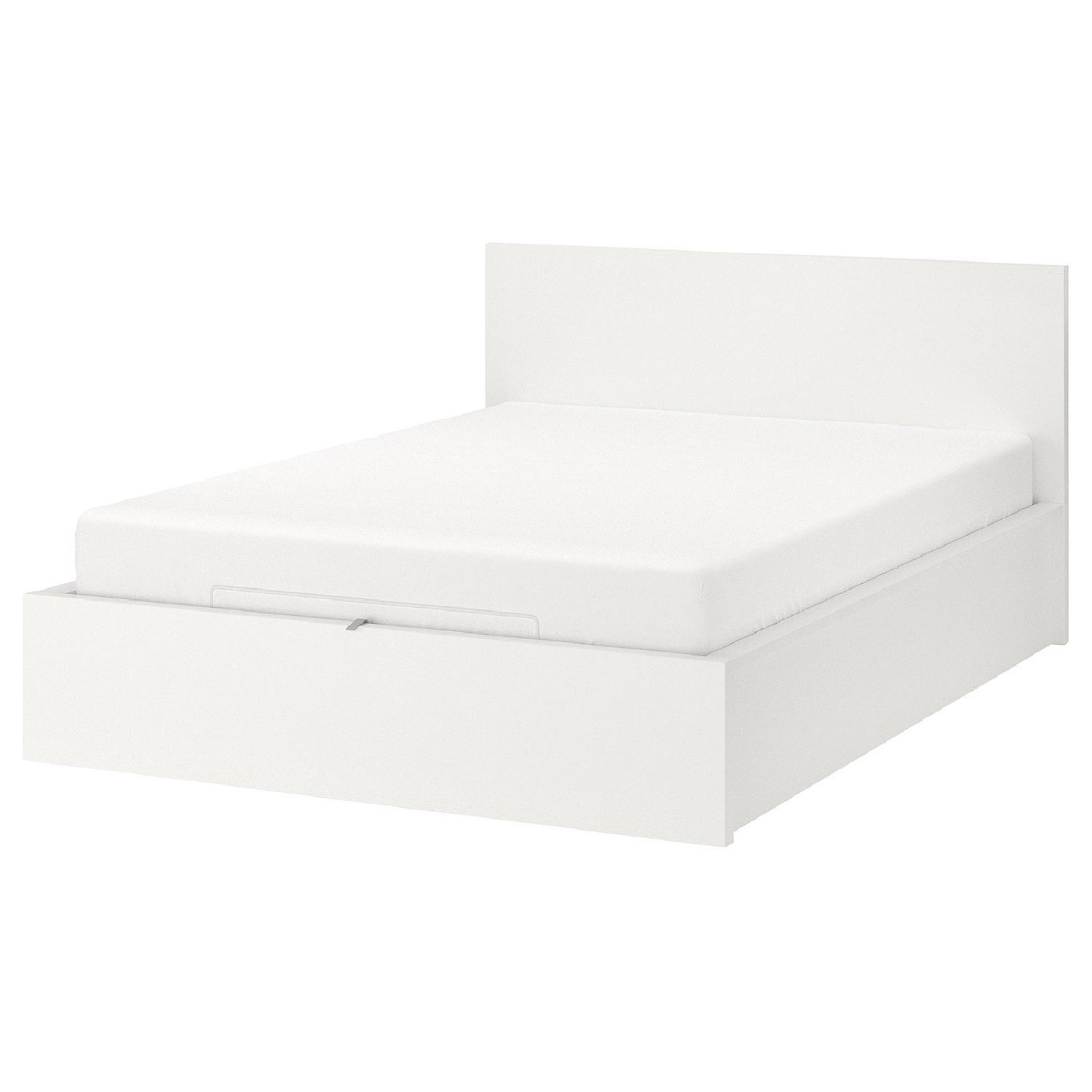 IKEA MALM Hydraulic Storage Bed AptDeco