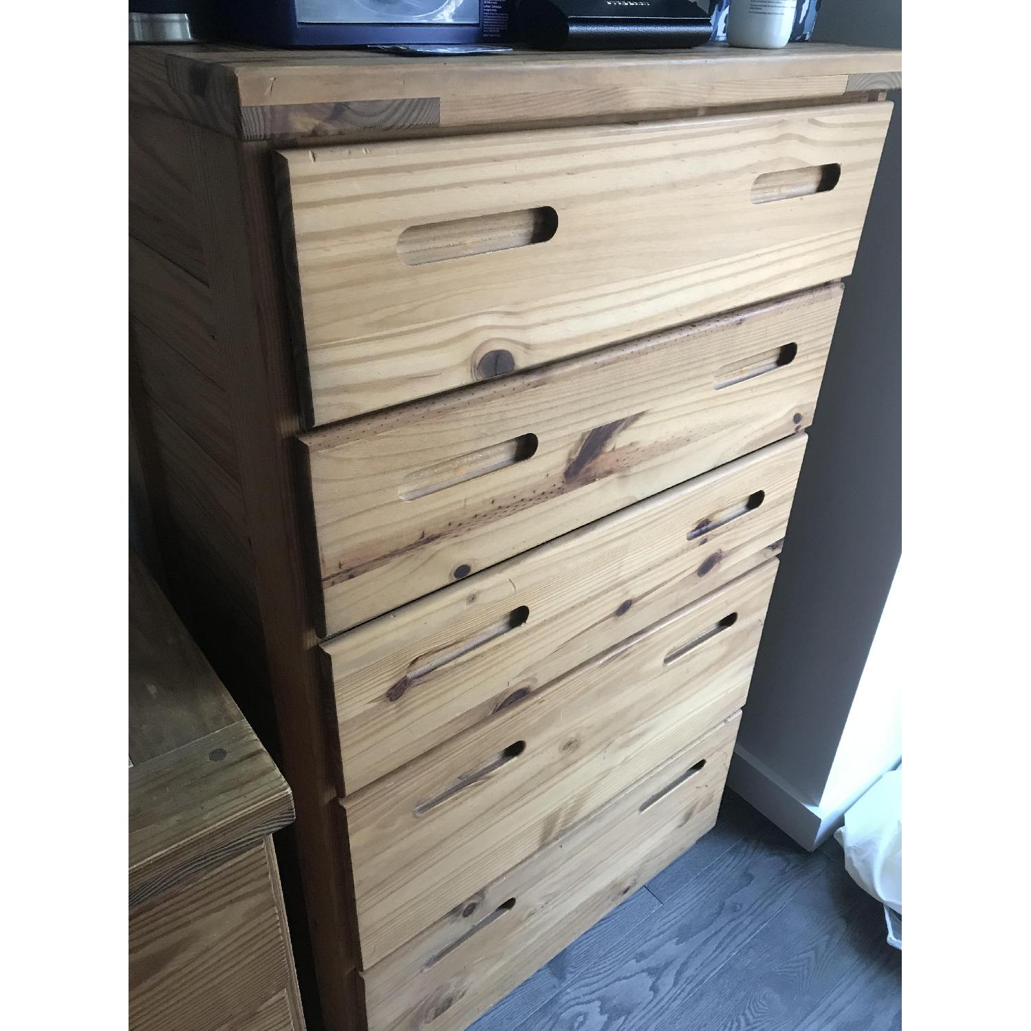 This End Up Classic 5 Drawer Wood Bureau - image-2