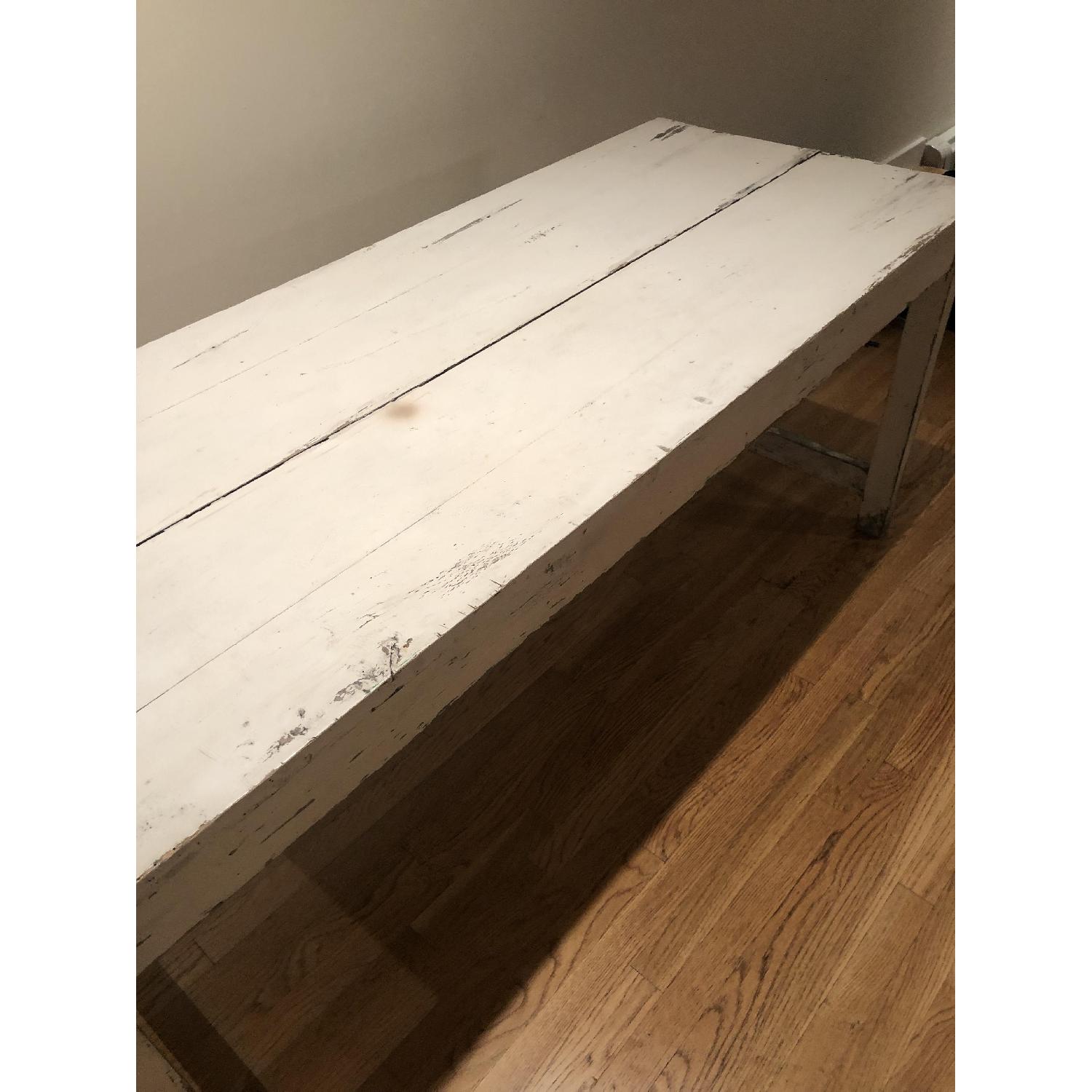 Antique Painted Wood Dining Table - image-2