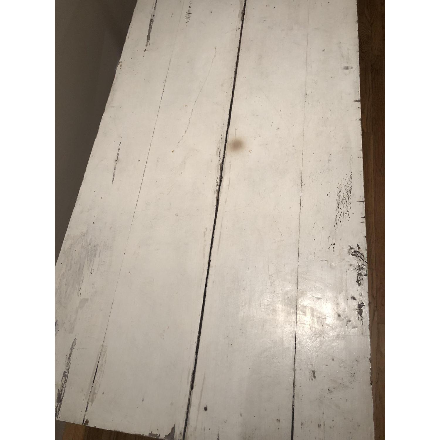 Antique Painted Wood Dining Table - image-3