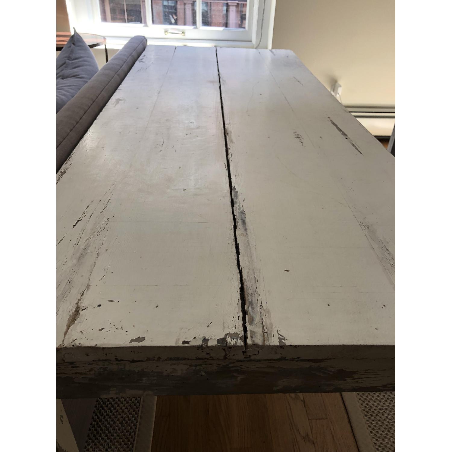 Antique Painted Wood Dining Table - image-5