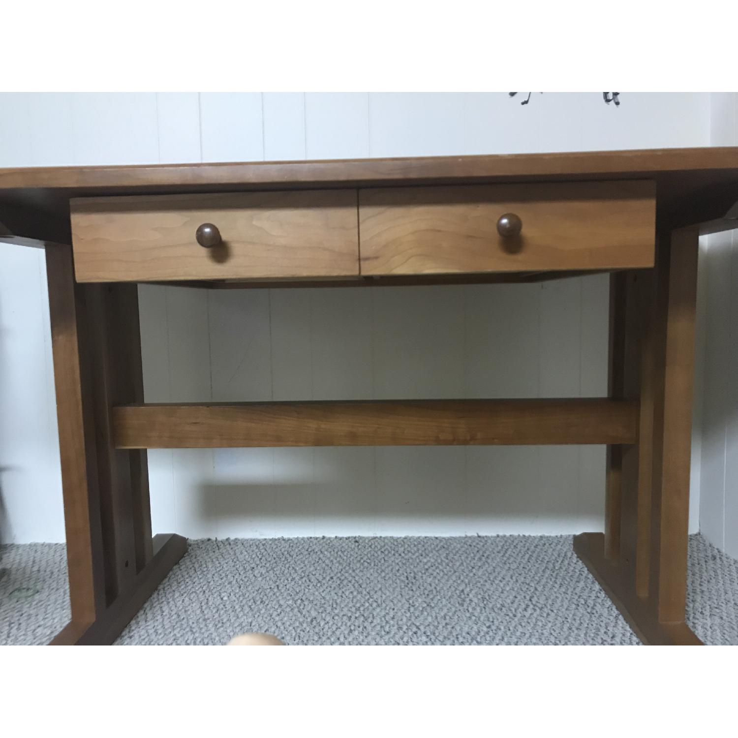 Thos Moser Cherry Wood Desk Chair Aptdeco