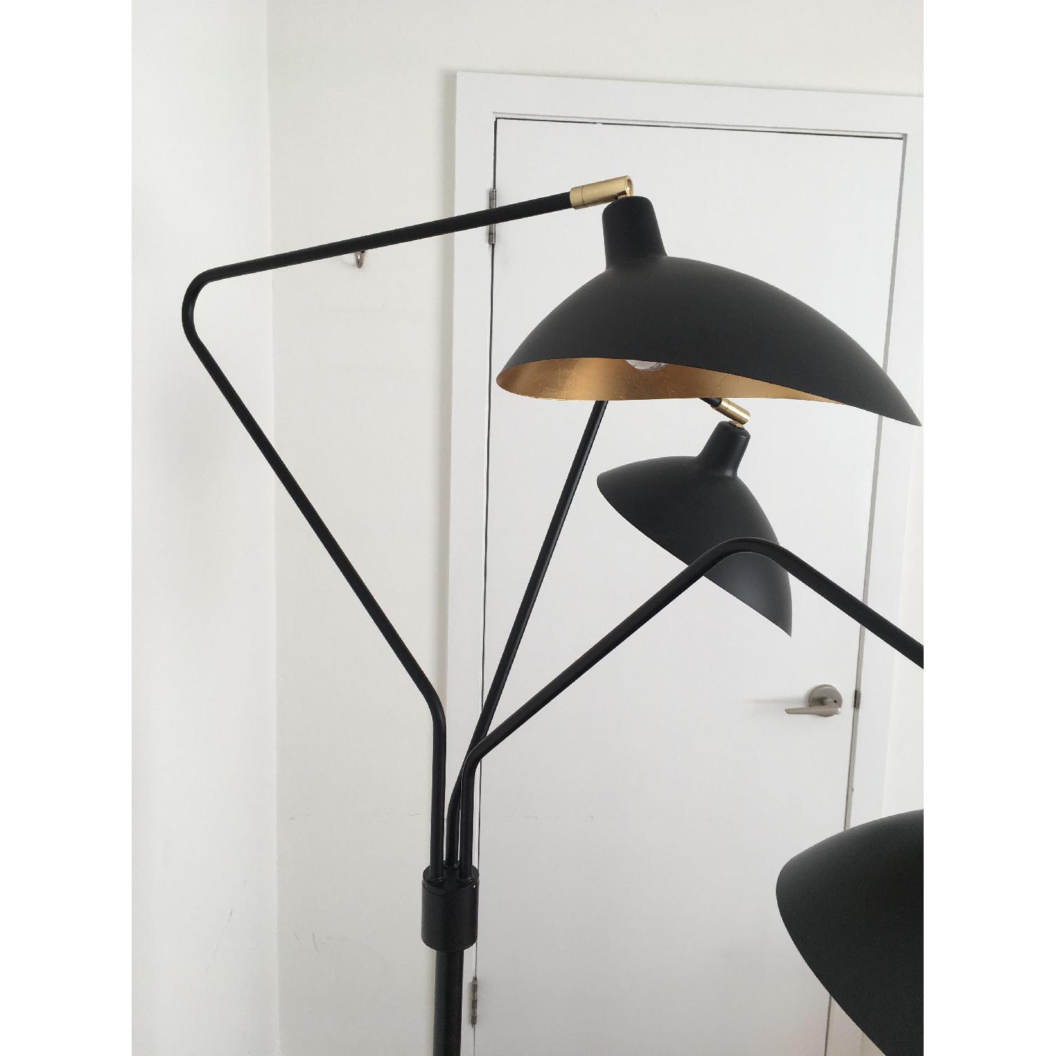 Serge Mouille Style Adjustable Metal Floor Lamp - image-4