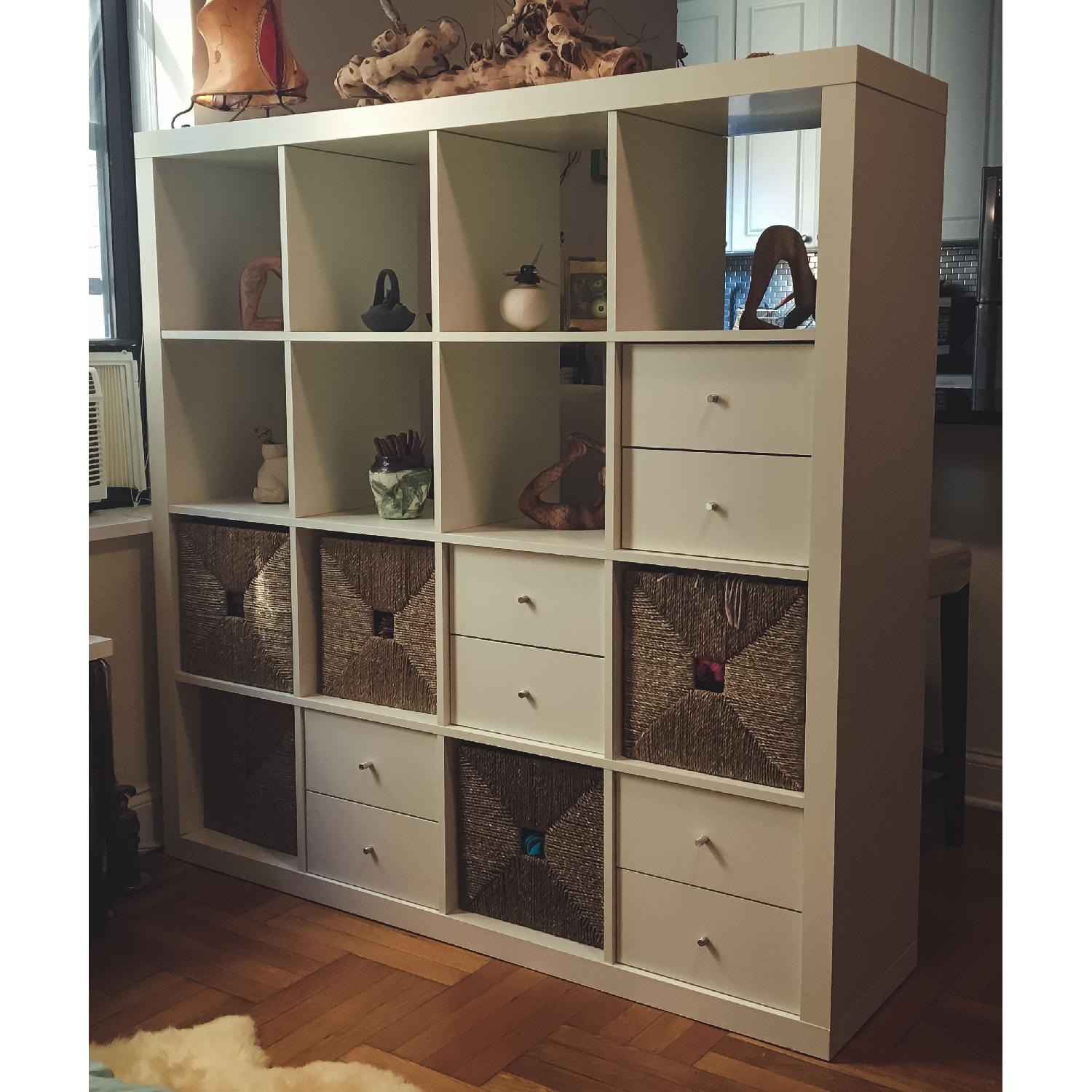 Ikea Kallax Cubes w/drawer inserts AptDeco