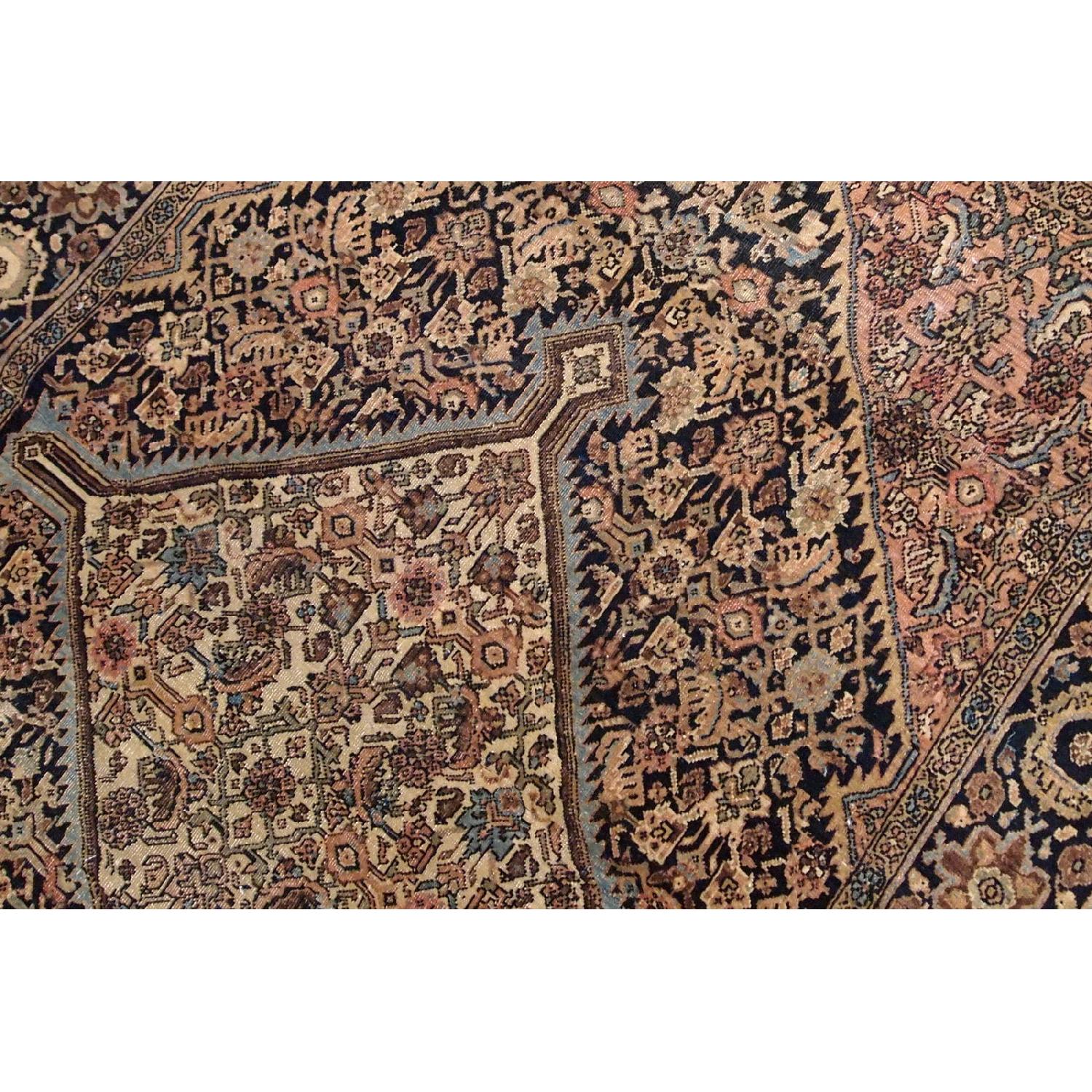 Handmade Antique Persian Sarouk Farahan Rug - image-1