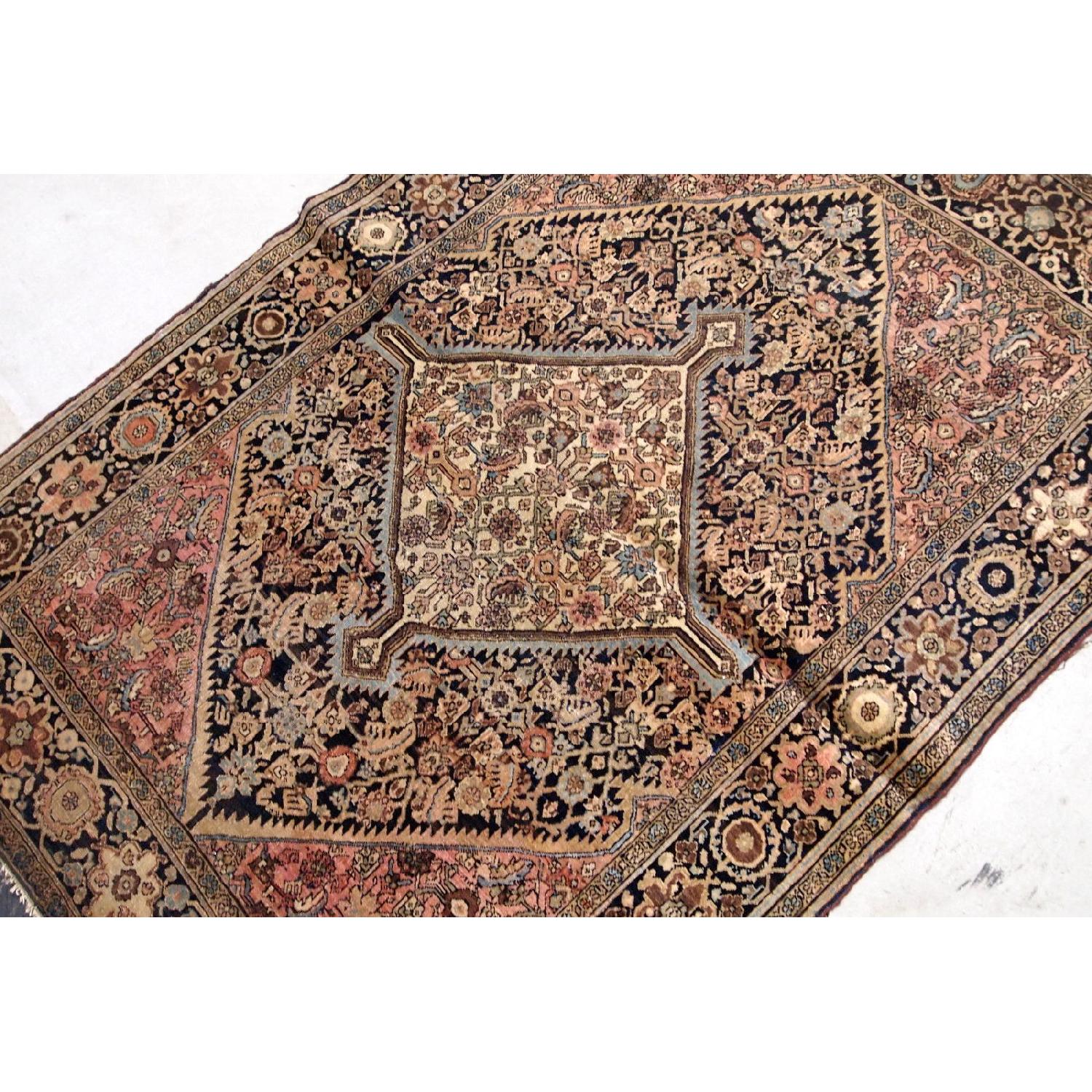 Handmade Antique Persian Sarouk Farahan Rug - image-6