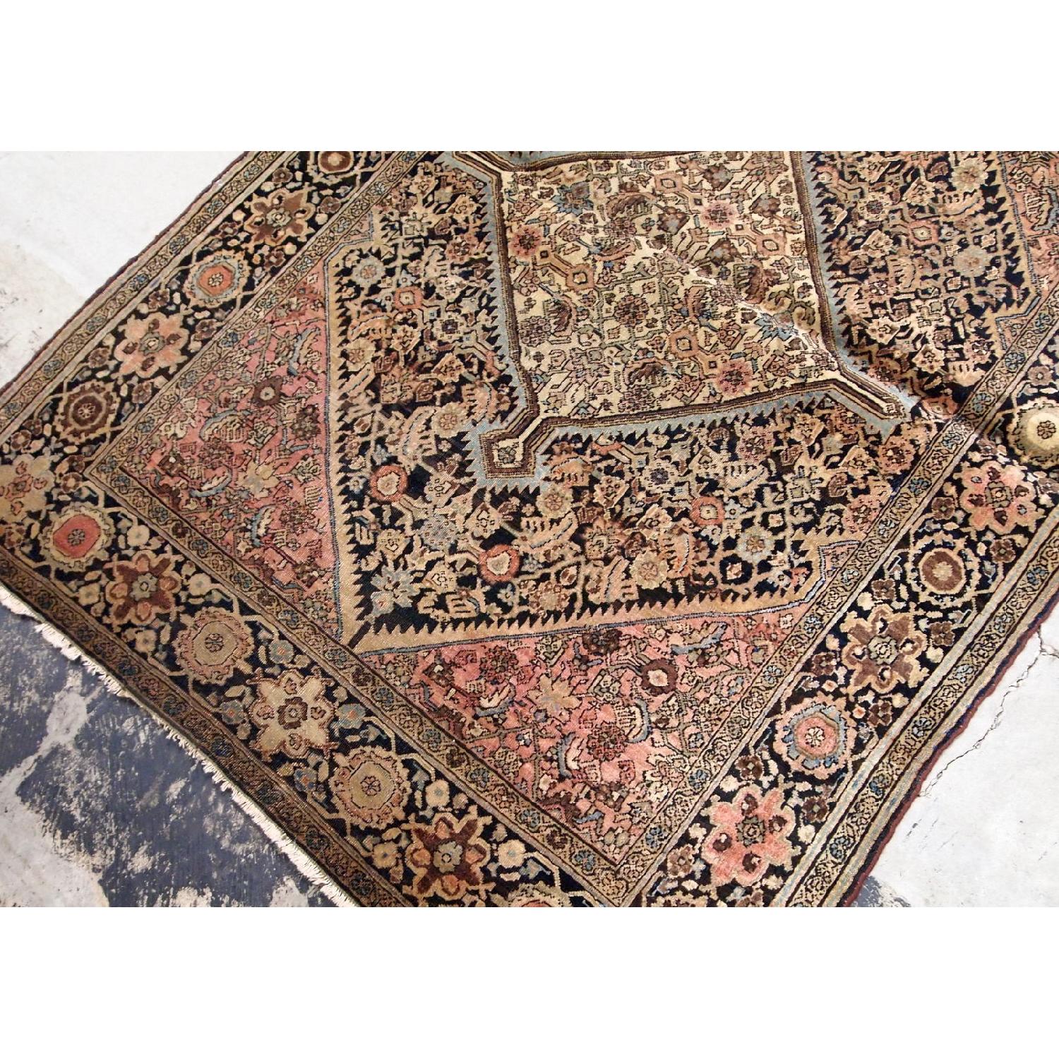Handmade Antique Persian Sarouk Farahan Rug - image-3