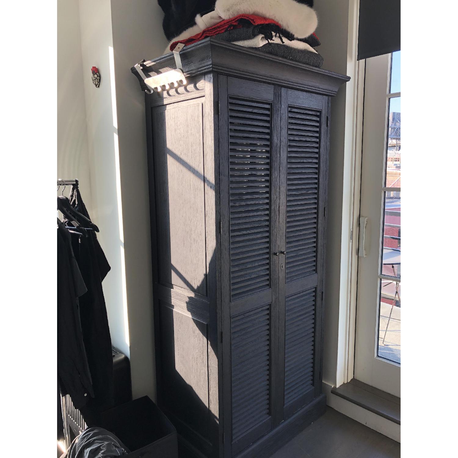 Restoration Hardware Shutter Single Armoire AptDeco
