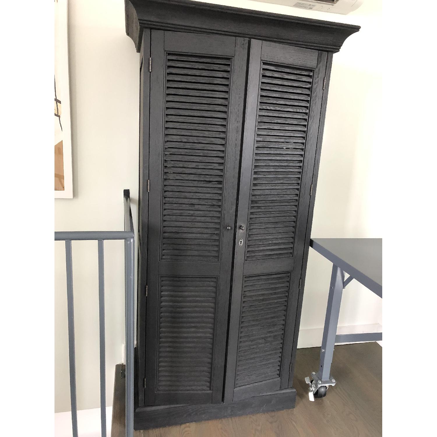 Restoration Hardware Shutter Single Armoire AptDeco