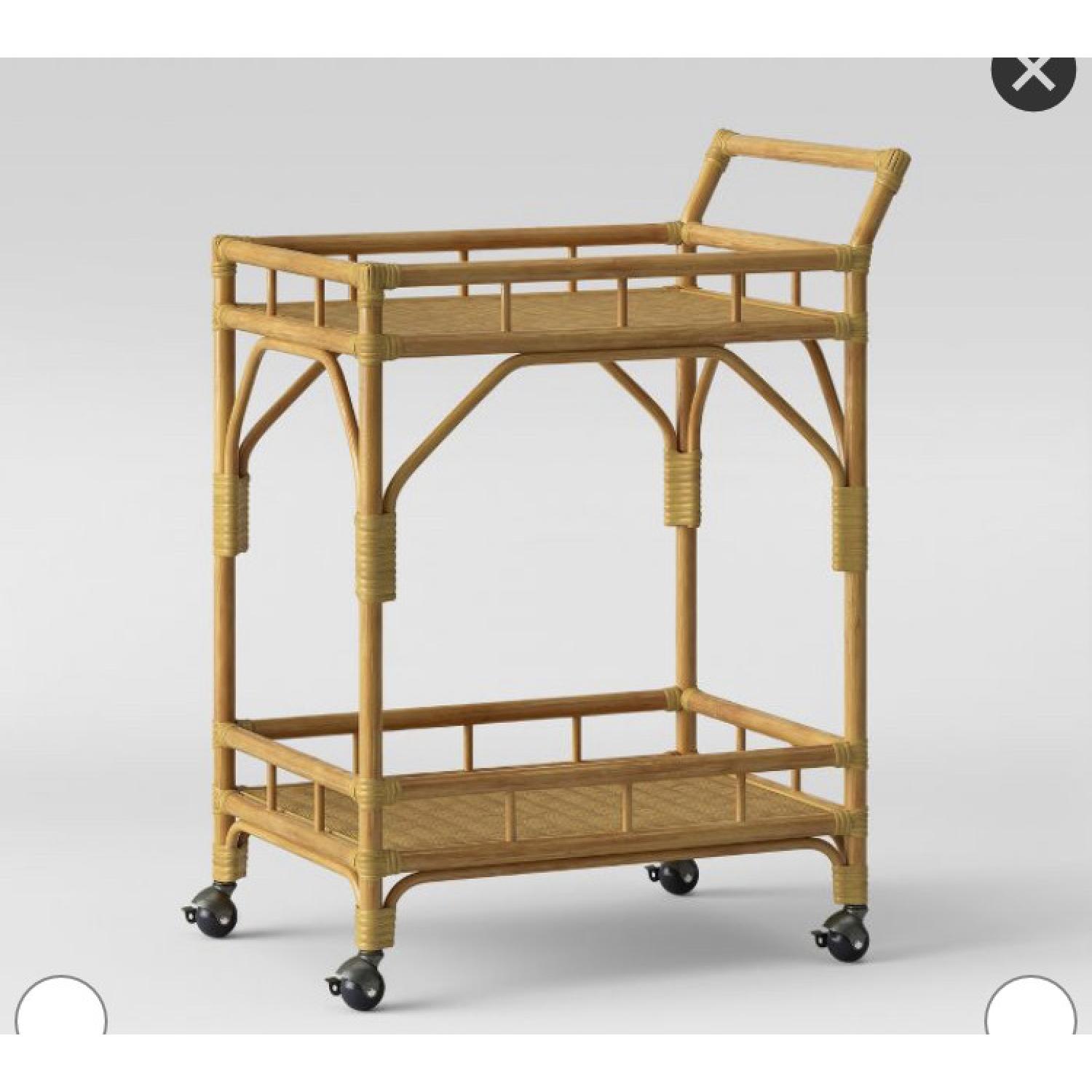 Target Rattan Bar Cart - image-1