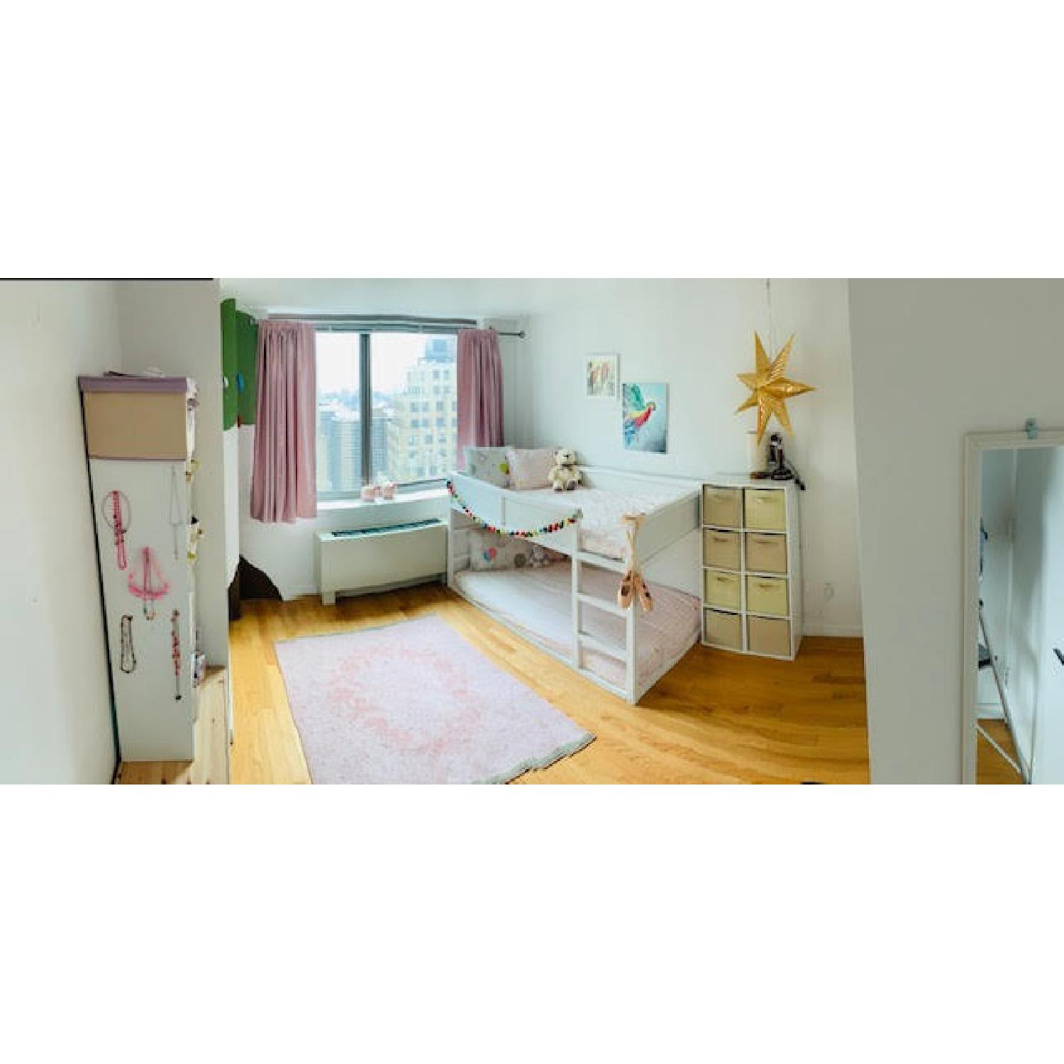 Ikea White Bunk Bed - image-1