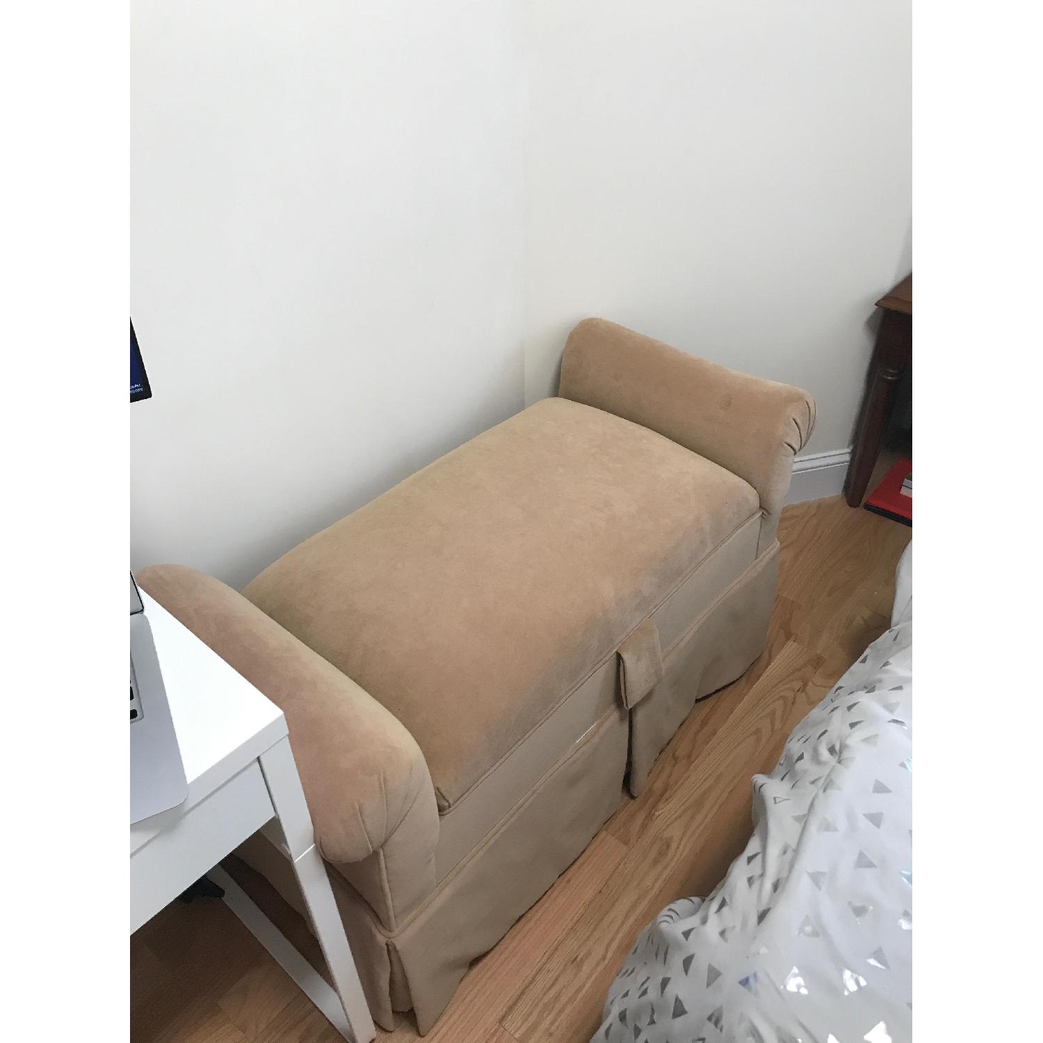 Suede Storage Bench - image-2