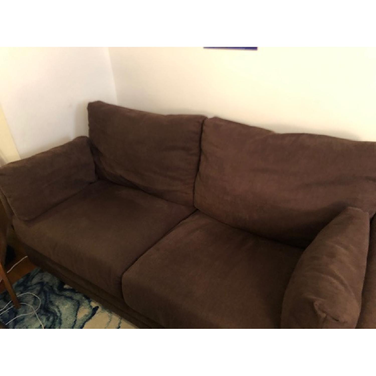 Loveseat with sleeper pull-out - image-3