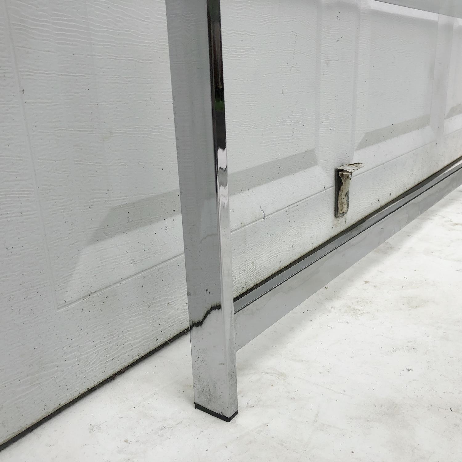 Mid-Century Modern Chrome & Glass Coffee Table - image-11