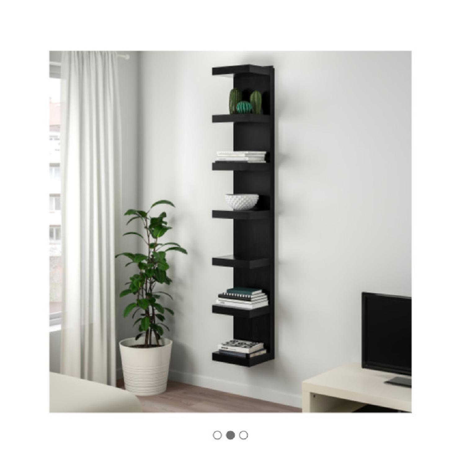 Ikea Lack Wall Shelf Units in Black AptDeco