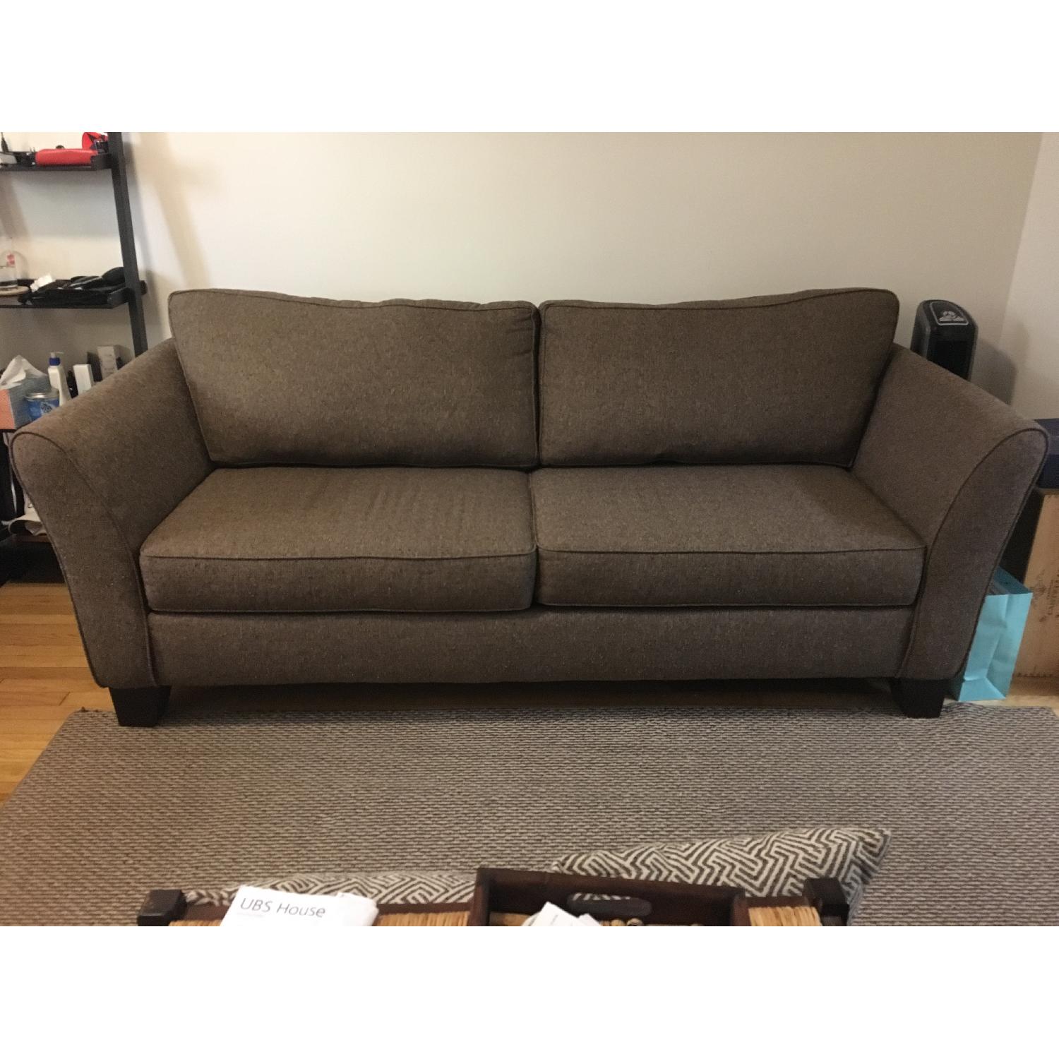 Raymour & Flanigan Brown Sofa - image-1