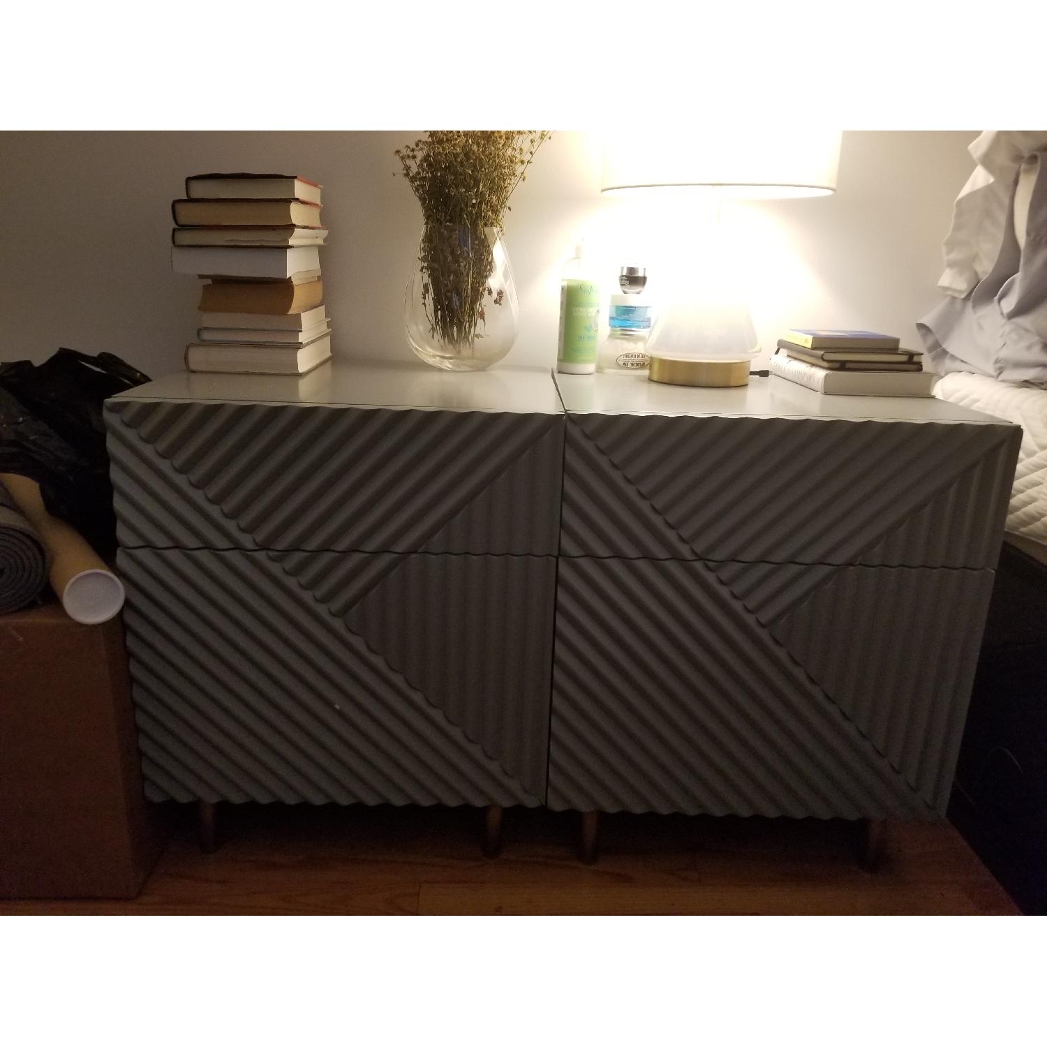 West Elm Rosanna Ceravolo Nightstand in Mist Gray - image-2