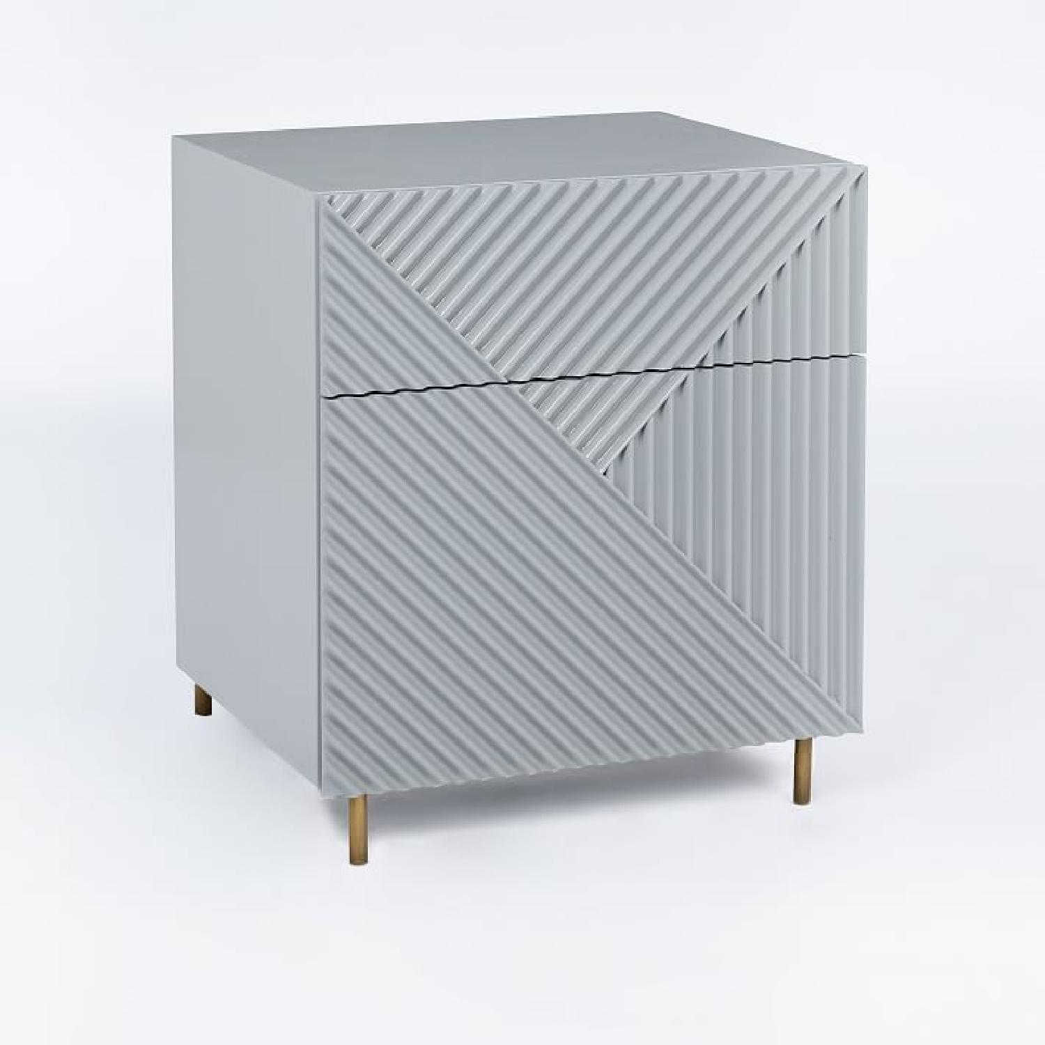 West Elm Rosanna Ceravolo Nightstand in Mist Gray - image-4