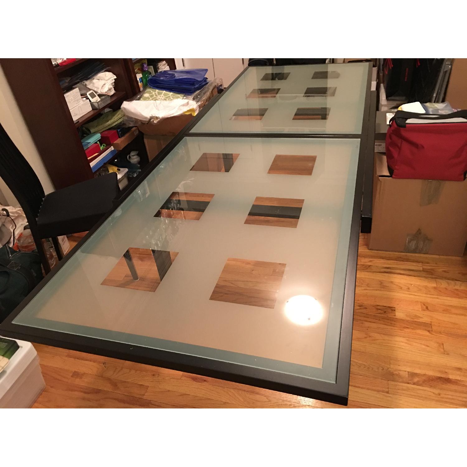 Calligaris Expandable Glass & Wood 5-Piece Dining Set - image-11