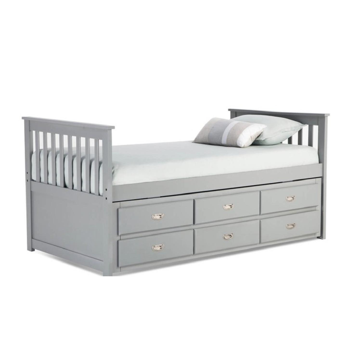 Bob's Chadwick Twin Captain Bed w/ Trundle AptDeco