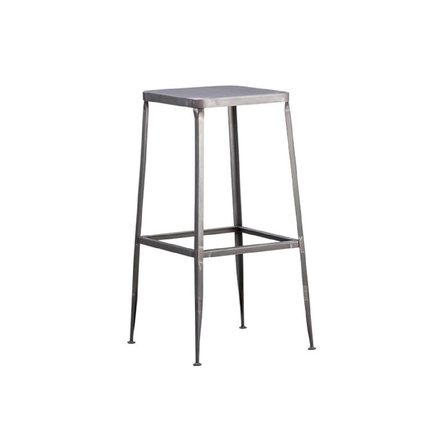 CB2 Industrial Counter Stools AptDeco