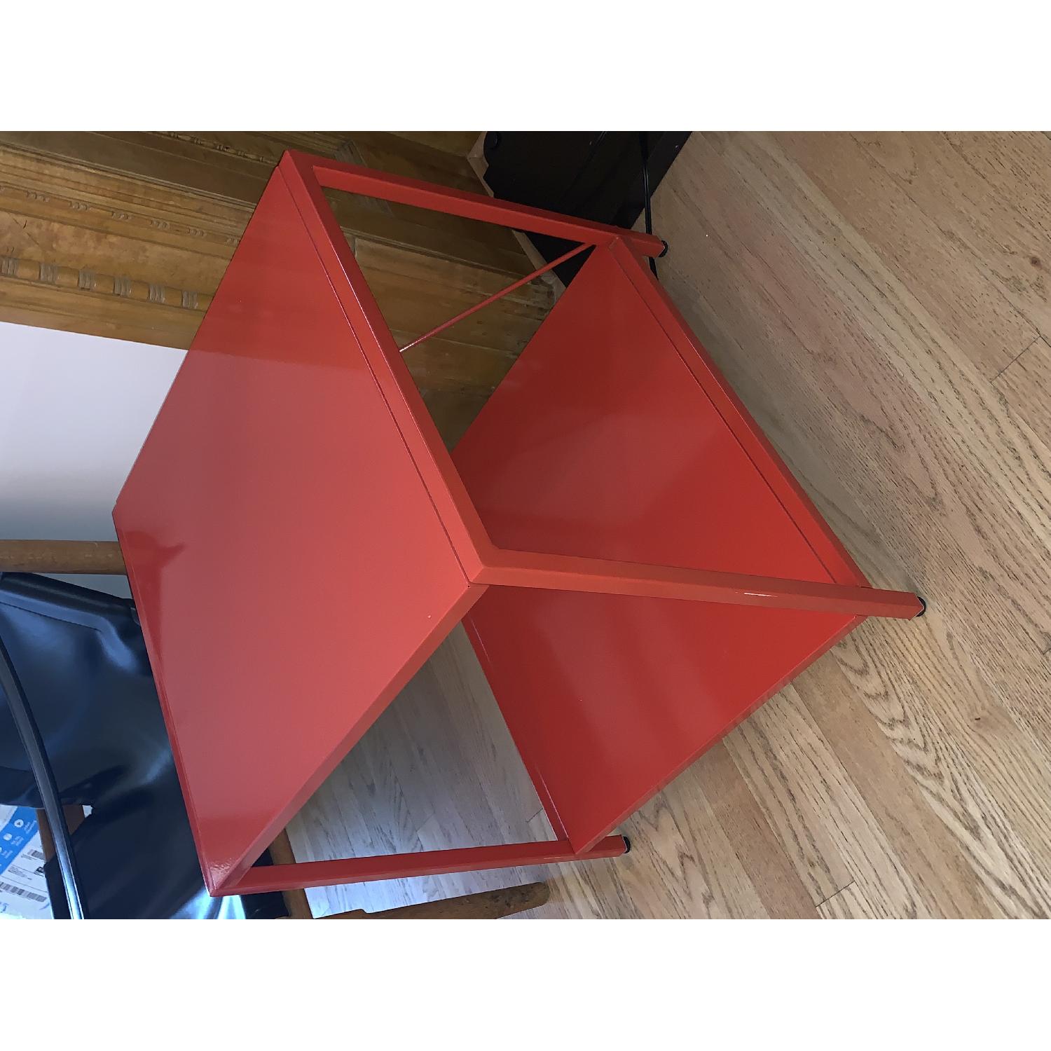 CB2 orange side table - image-3