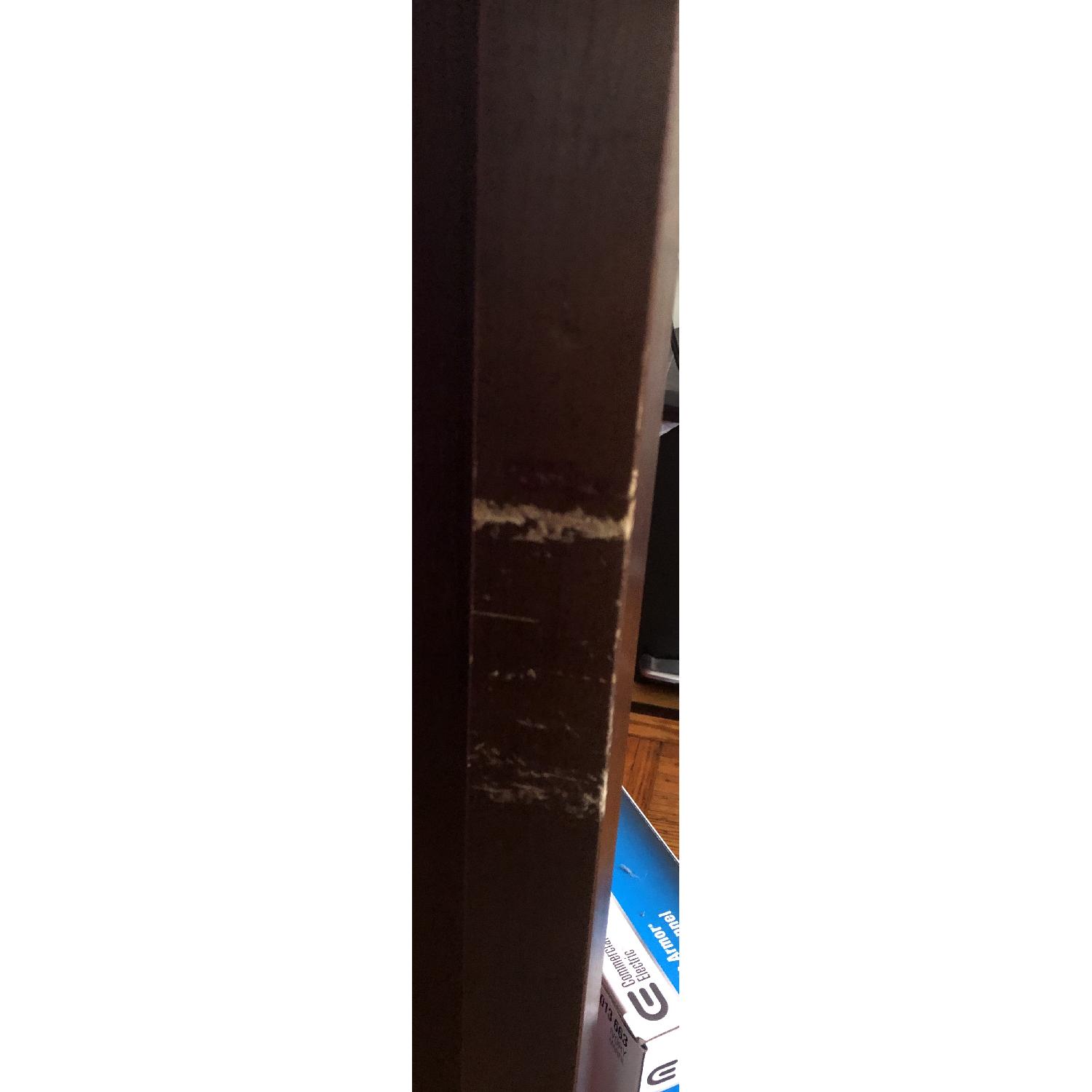 Container Store Solid Wood Roll-Out Desk Java - image-4